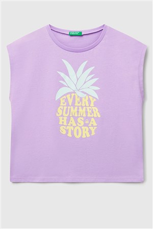 Benetton Kız Çocuk Tişört