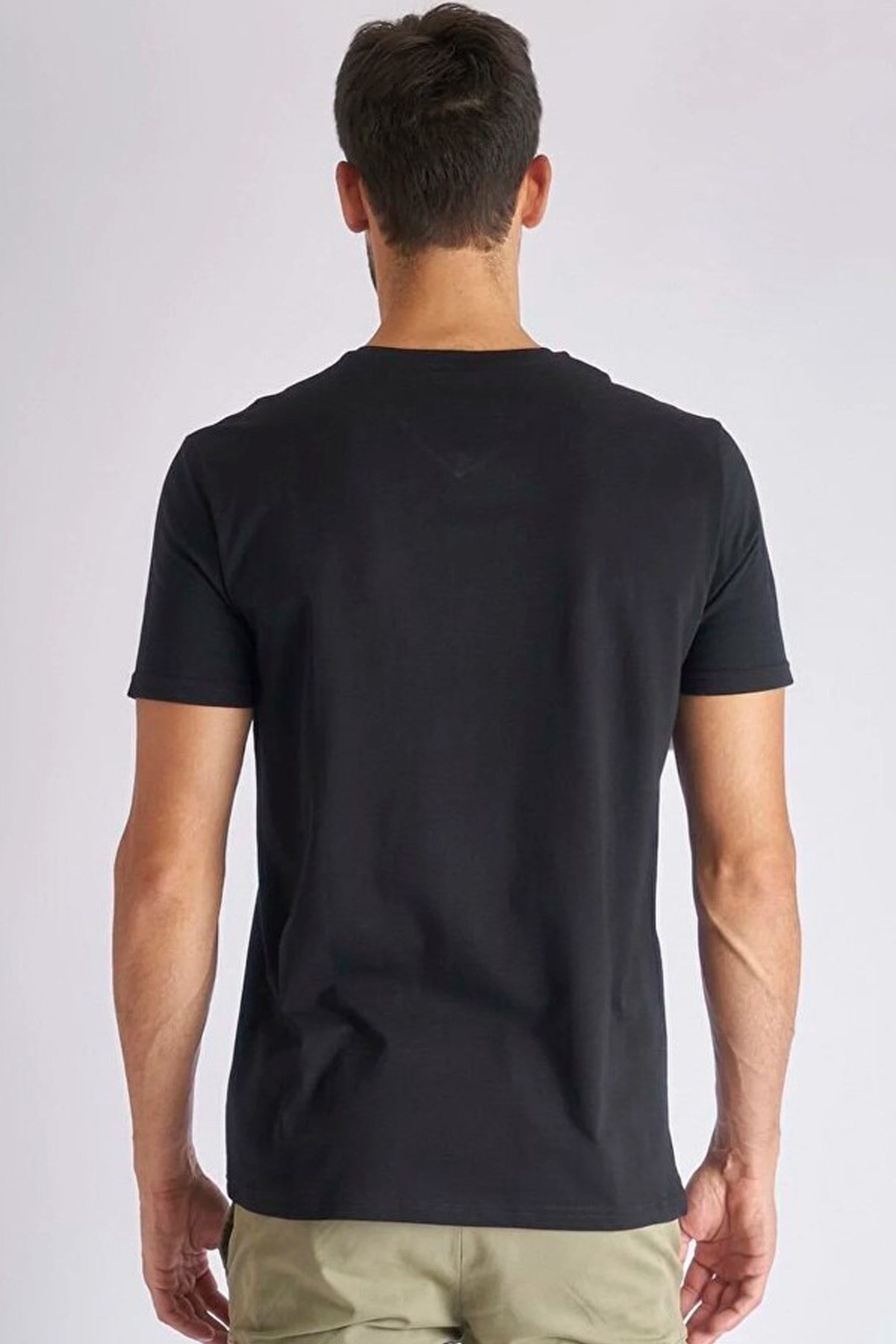 Benetton Erkek Tişört 3U53J4231 Siyah