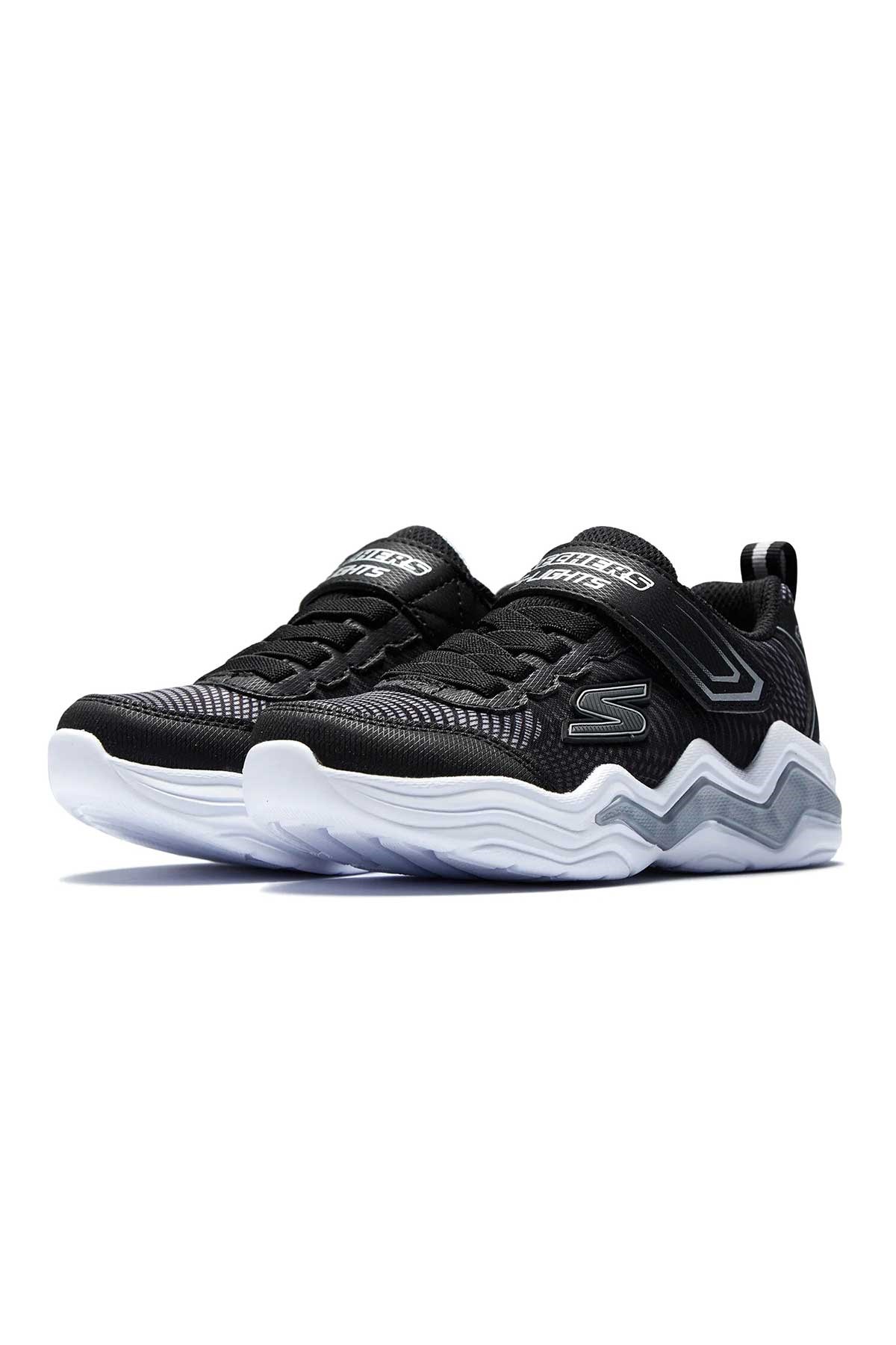 Skechers Erupters IV Çocuk Spor Ayakkabı 400125L BKSL Siyah
