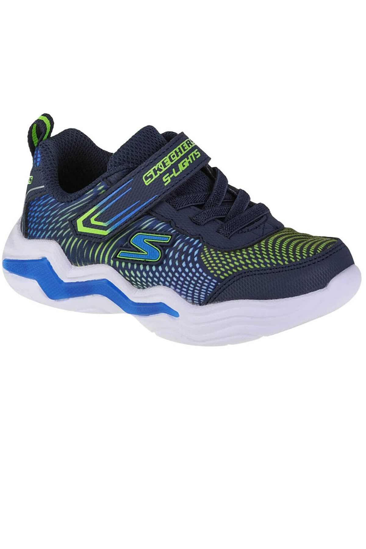 Skechers S Lights-Erupters IV Çocuk Spor Ayakkabı 400125N NVLM Lacivert