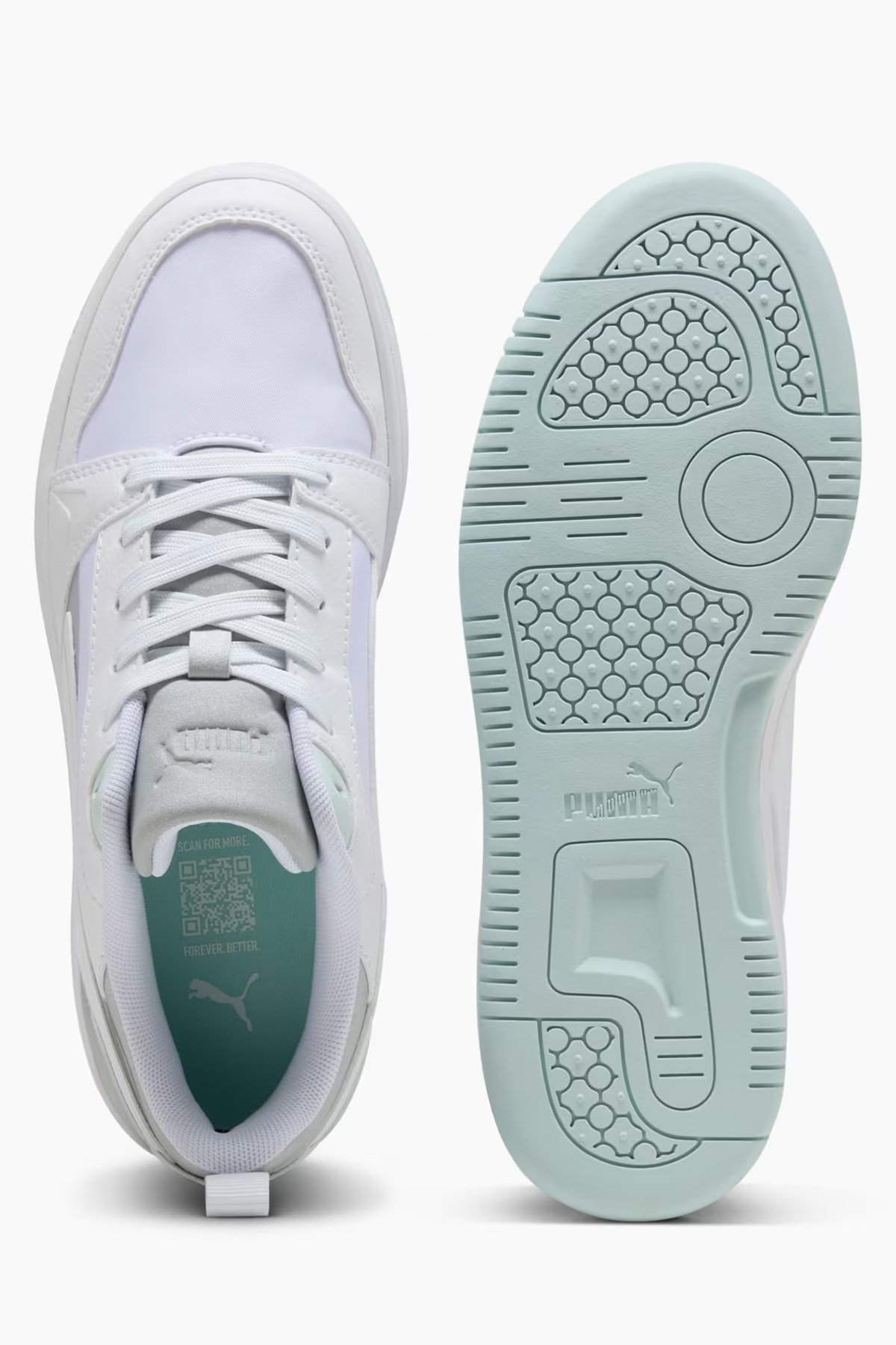 Puma Rebound V6 Low Kadın Spor Ayakkabı 40038901 Beyaz