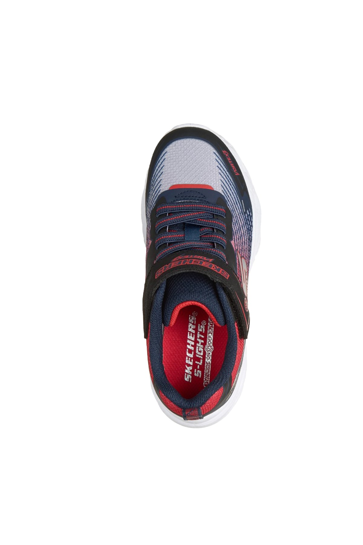 Skechers Vortex 3.0 Çocuk Spor Ayakkabı 400590L BKRB Siyah