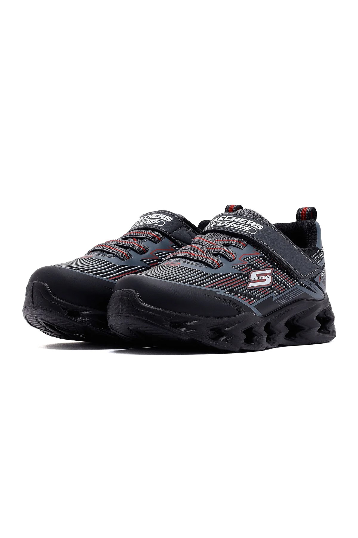 Skechers Vortex 2.0 Çocuk Spor Ayakkabı 400605N BKCC Siyah