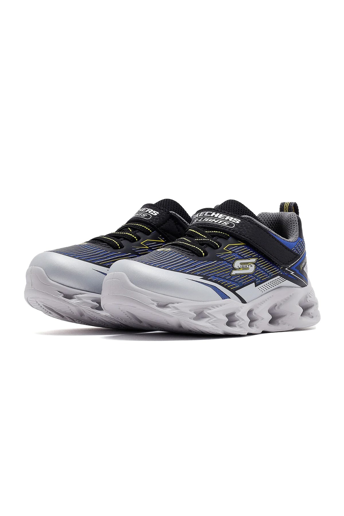 Skechers Vortex 2.0 Çocuk Spor Ayakkabı 400605N SLBK Gümüş