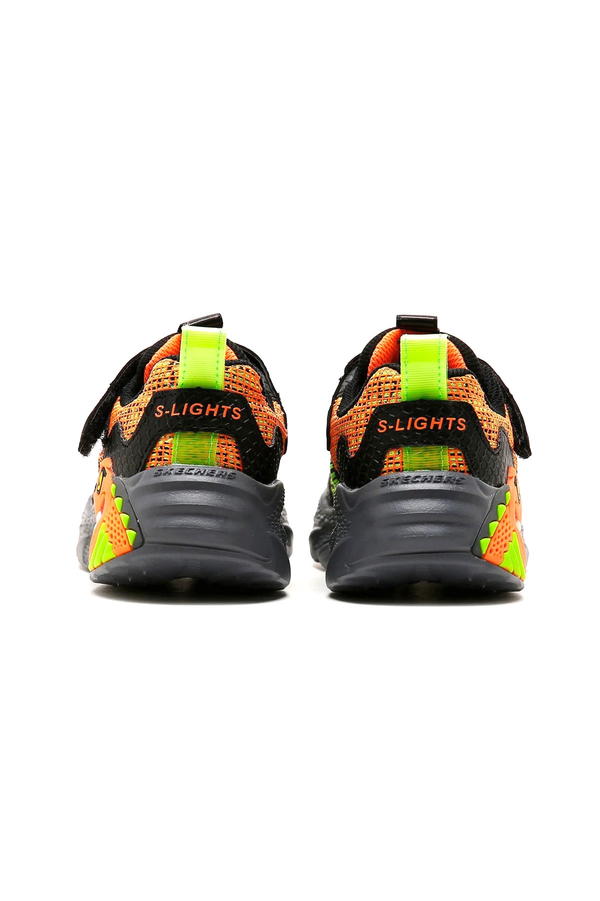 Skechers Dino-Lights Çocuk Spor Ayakkabı 400615L BKOR Siyah