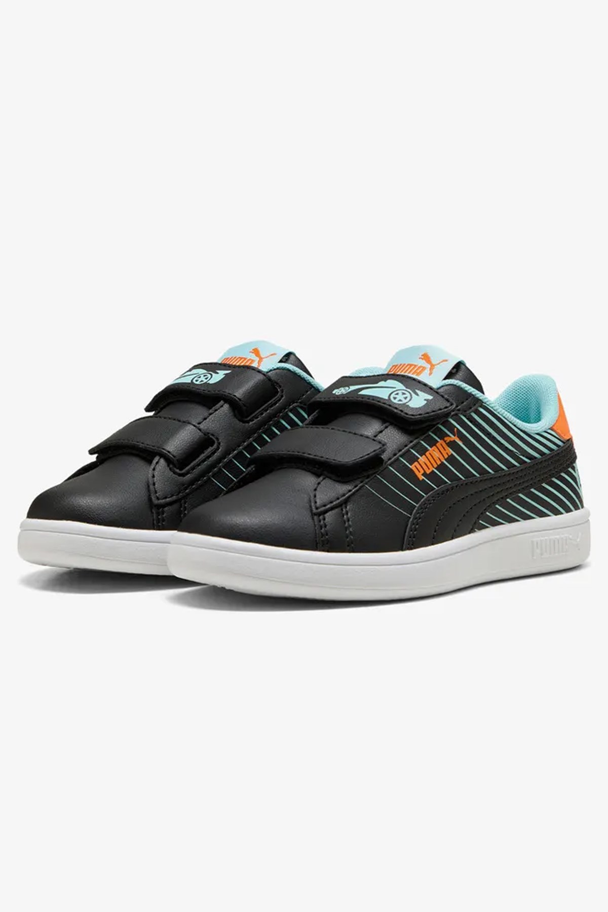 Puma Smash 3.0 Poised 2 Çocuk Spor Ayakkabı 40065702 Siyah