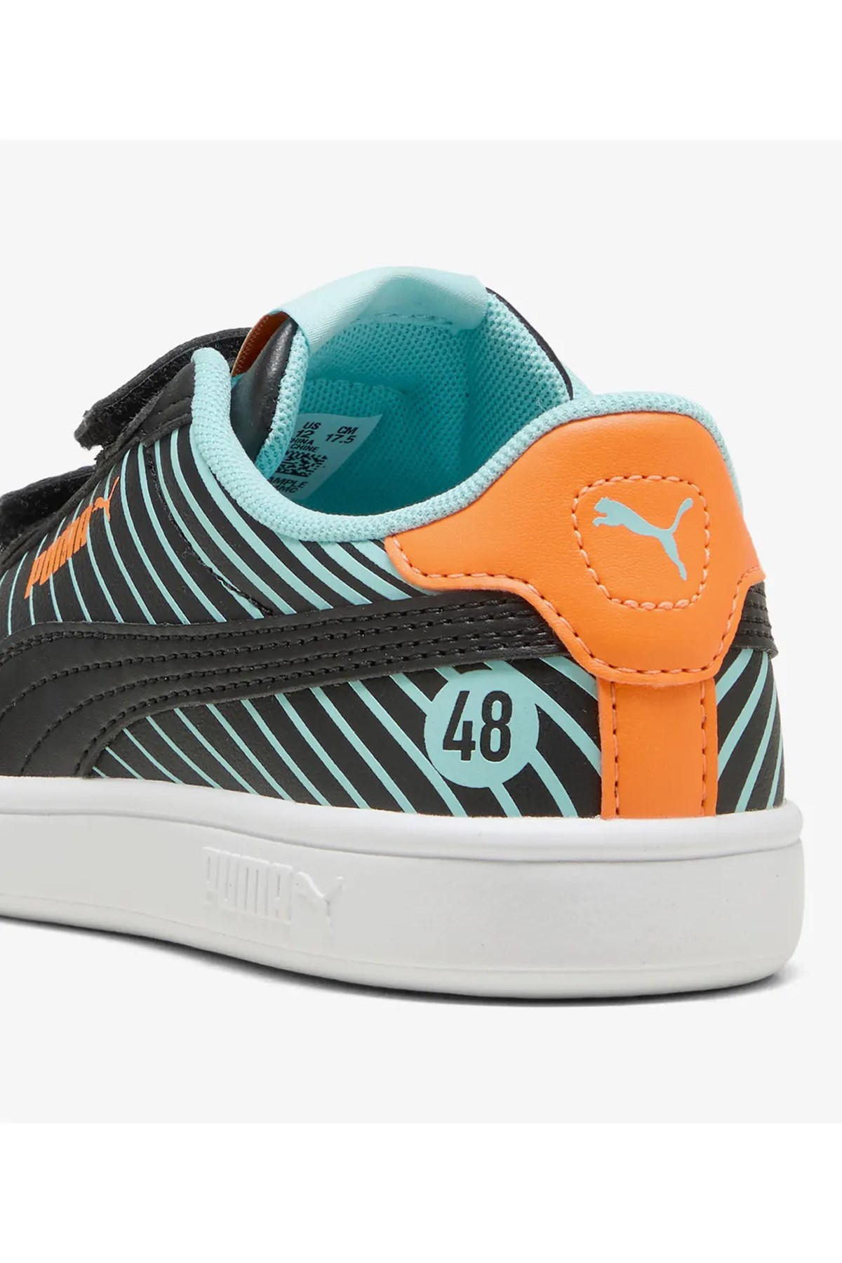 Puma Smash 3.0 Poised 2 Çocuk Spor Ayakkabı 40065702 Siyah