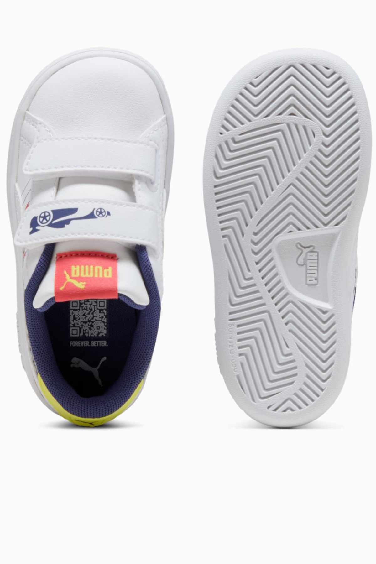 Puma Smash 3.0 Poised 2 Bebek Spor Ayakkabı 40065801 Beyaz