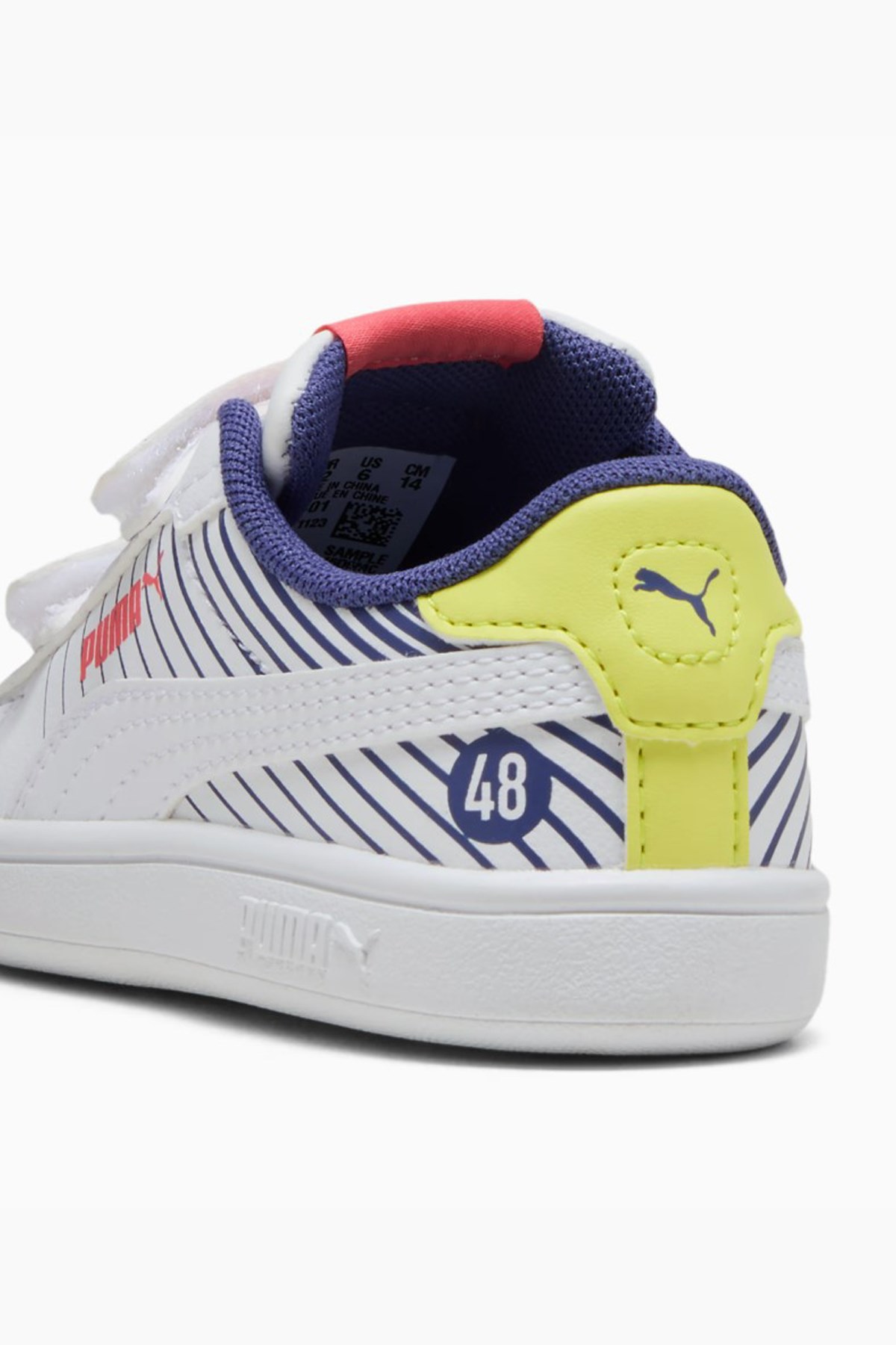 Puma Smash 3.0 Poised 2 Bebek Spor Ayakkabı 40065801 Beyaz