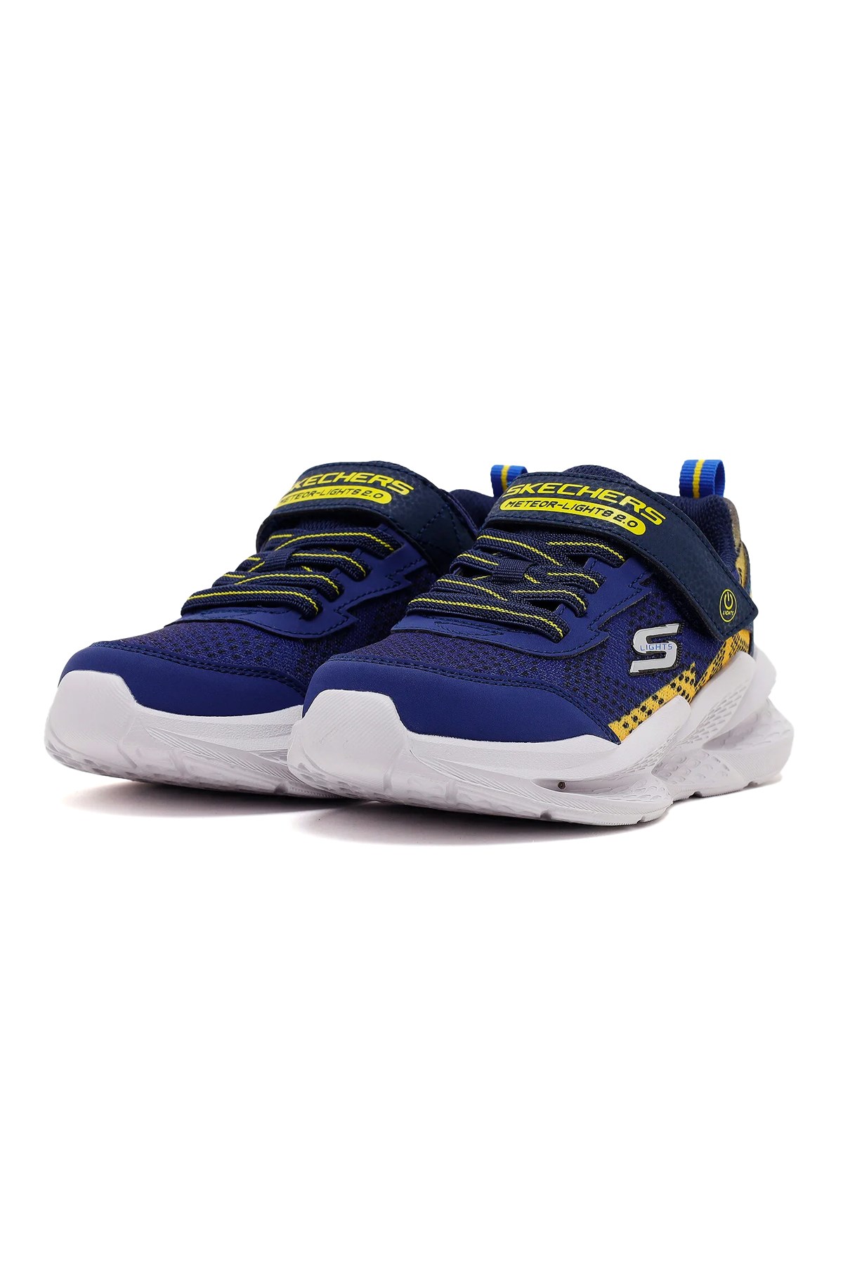 Skechers Meteor-Lights 2.0 Çocuk Spor Ayakkabı 401490L NVYL Lacivert