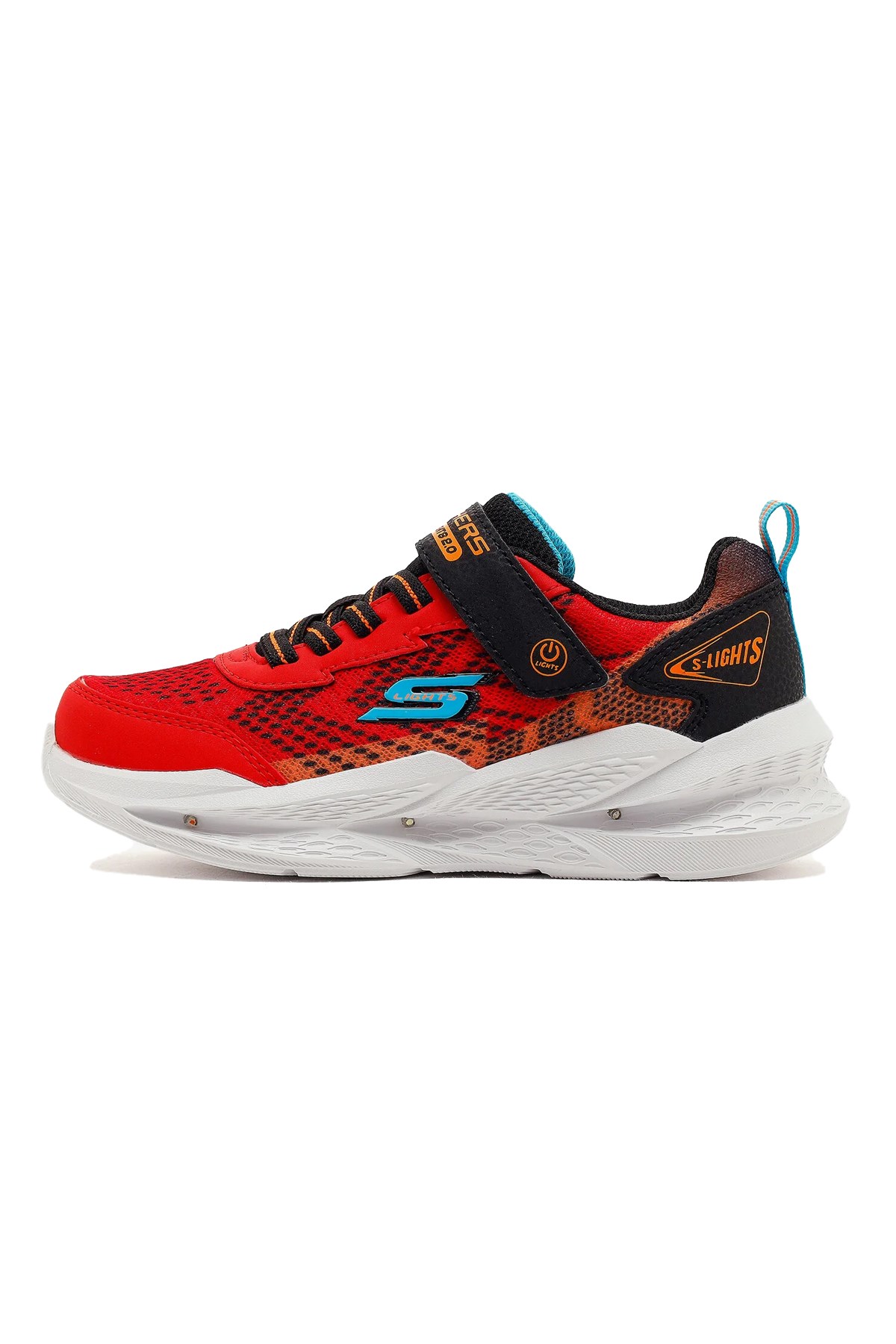 Skechers Meteor-Lights 2.0 Çocuk Spor Ayakkabı 401490N RDBK Kırmızı