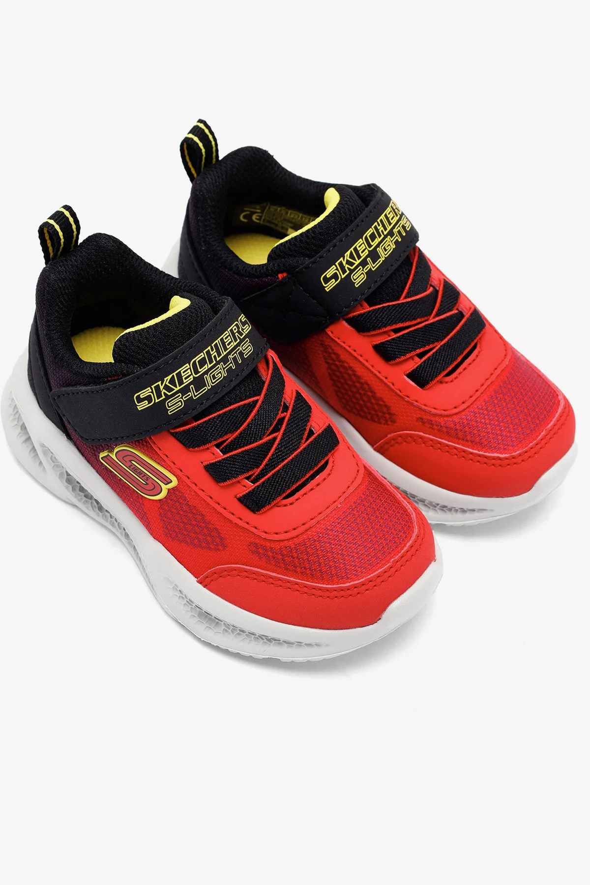 Skechers Skechers Meteor Lights Krendox Çocuk Spor Ayakkabı 401495N Kırmızı