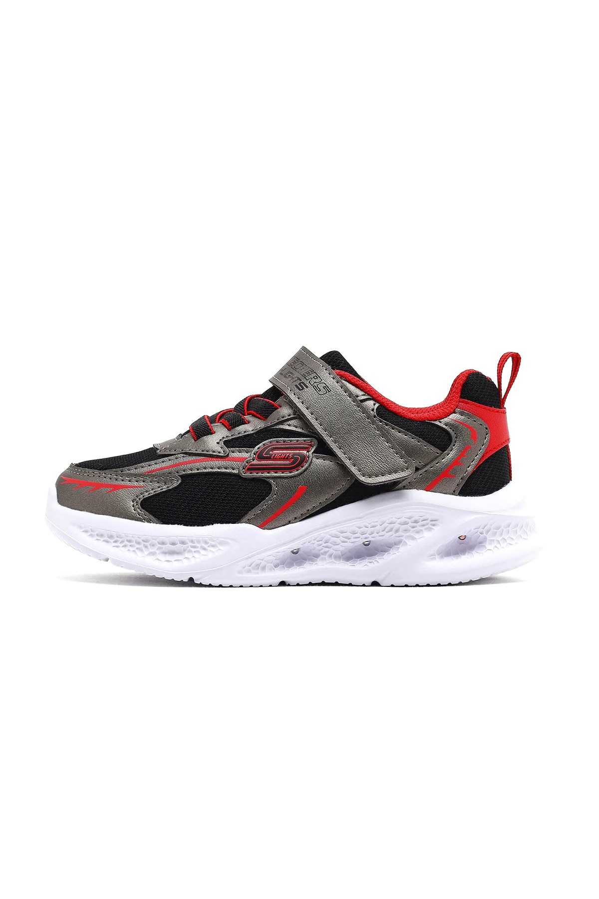 Skechers Meteor-Lights Bebek Spor Ayakkabı 401497N GURD Gri