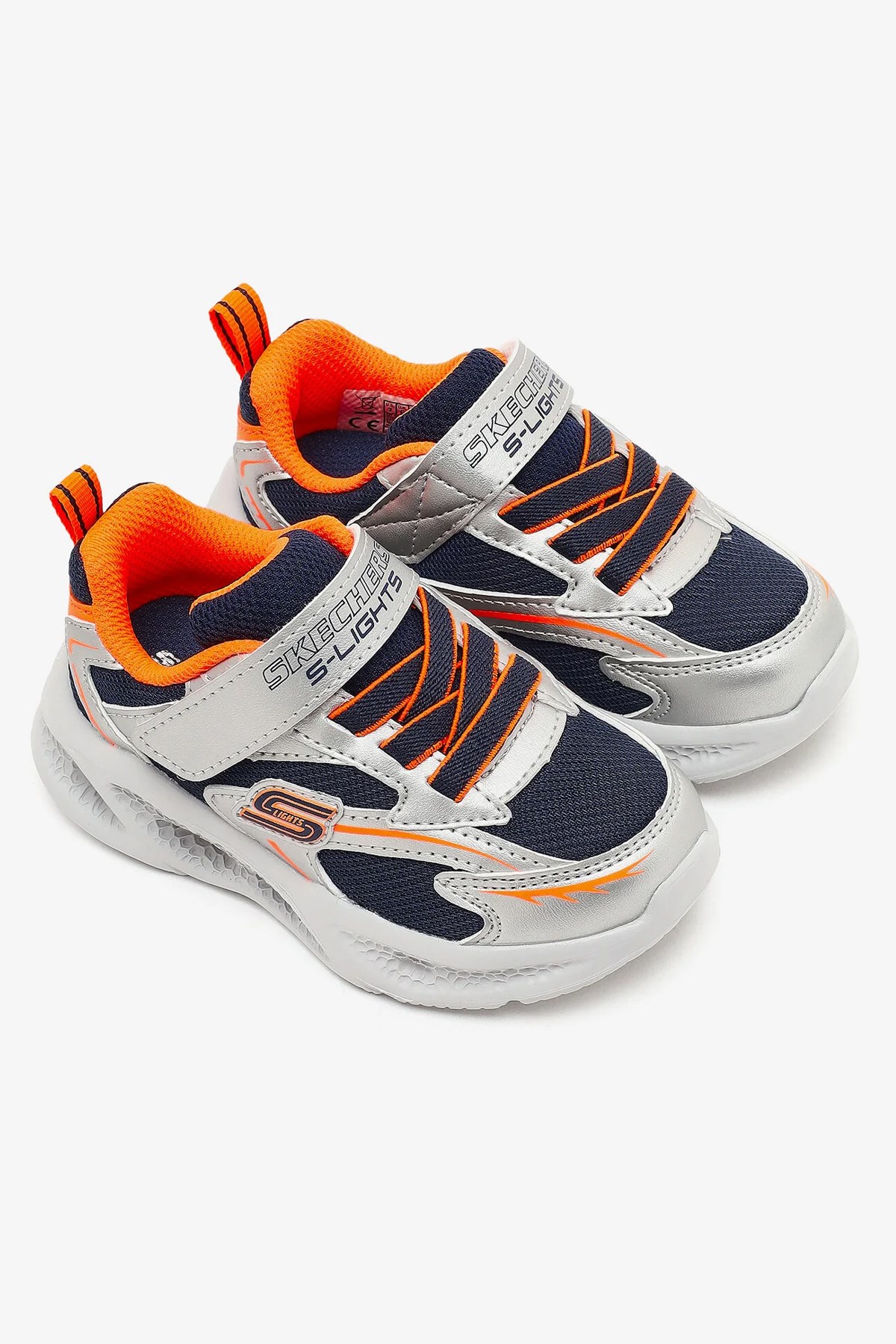 Skechers Meteor-Lights Bebek Spor Ayakkabı Gri