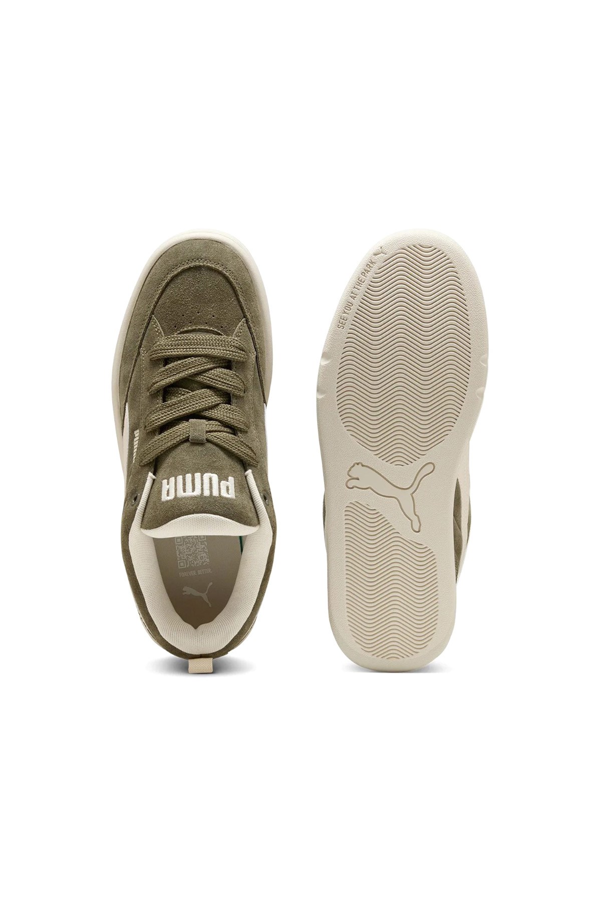 Puma Park Lifestyle Raw Unisex Spor Ayakkabı 40160607 Haki