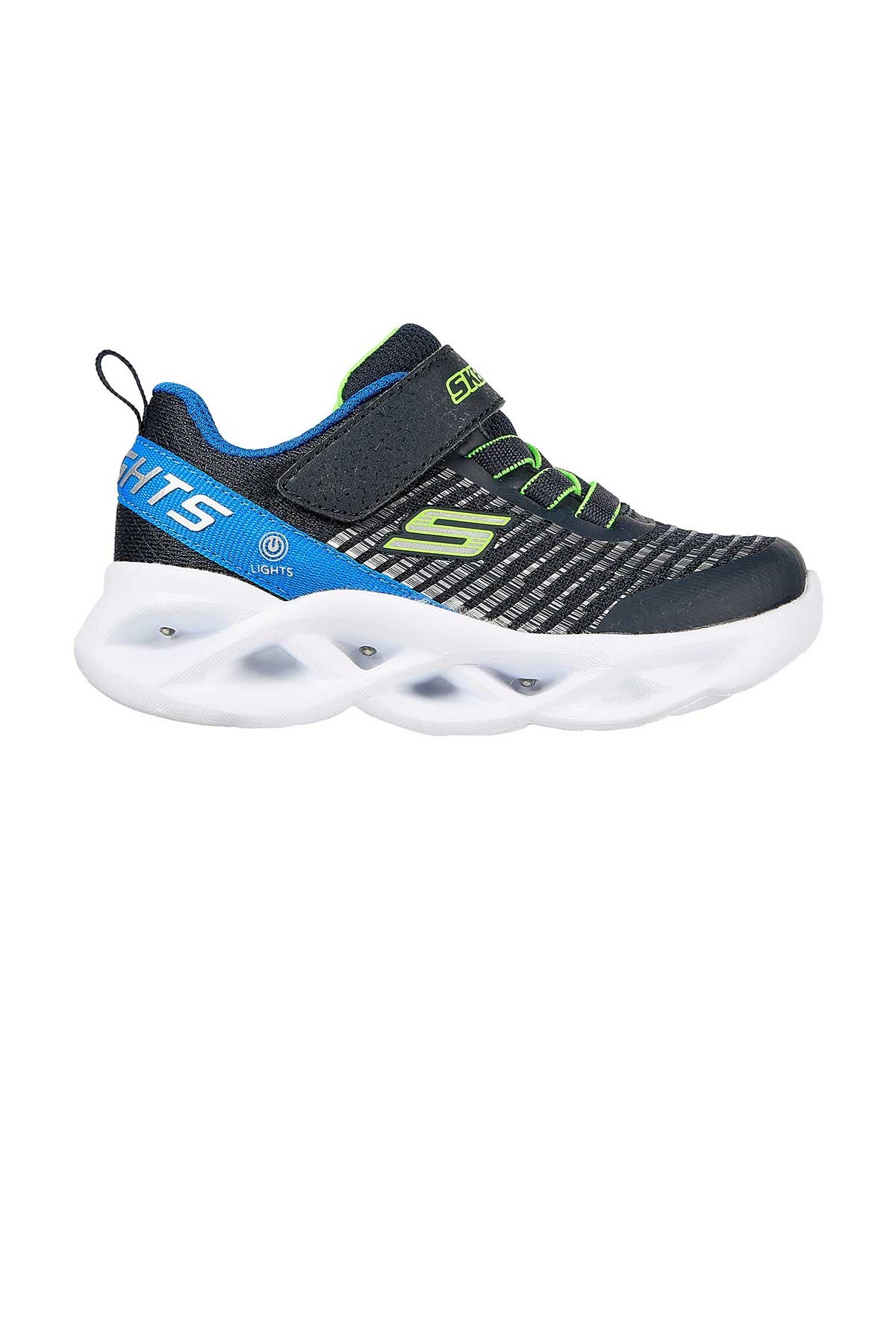 Skechers Twisty Brights-Novlo Çocuk Spor Ayakkabı 401650N NVBL Siyah