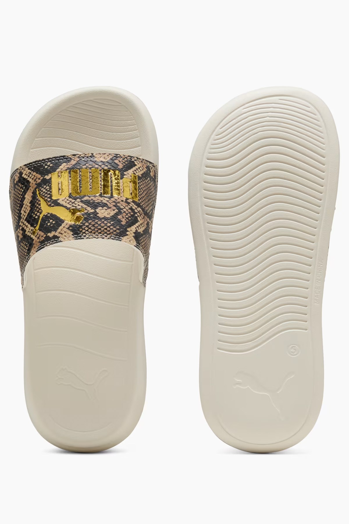 Puma Popcat 20 Snake Chic Kadın Spor Terlik 40170602 Bej