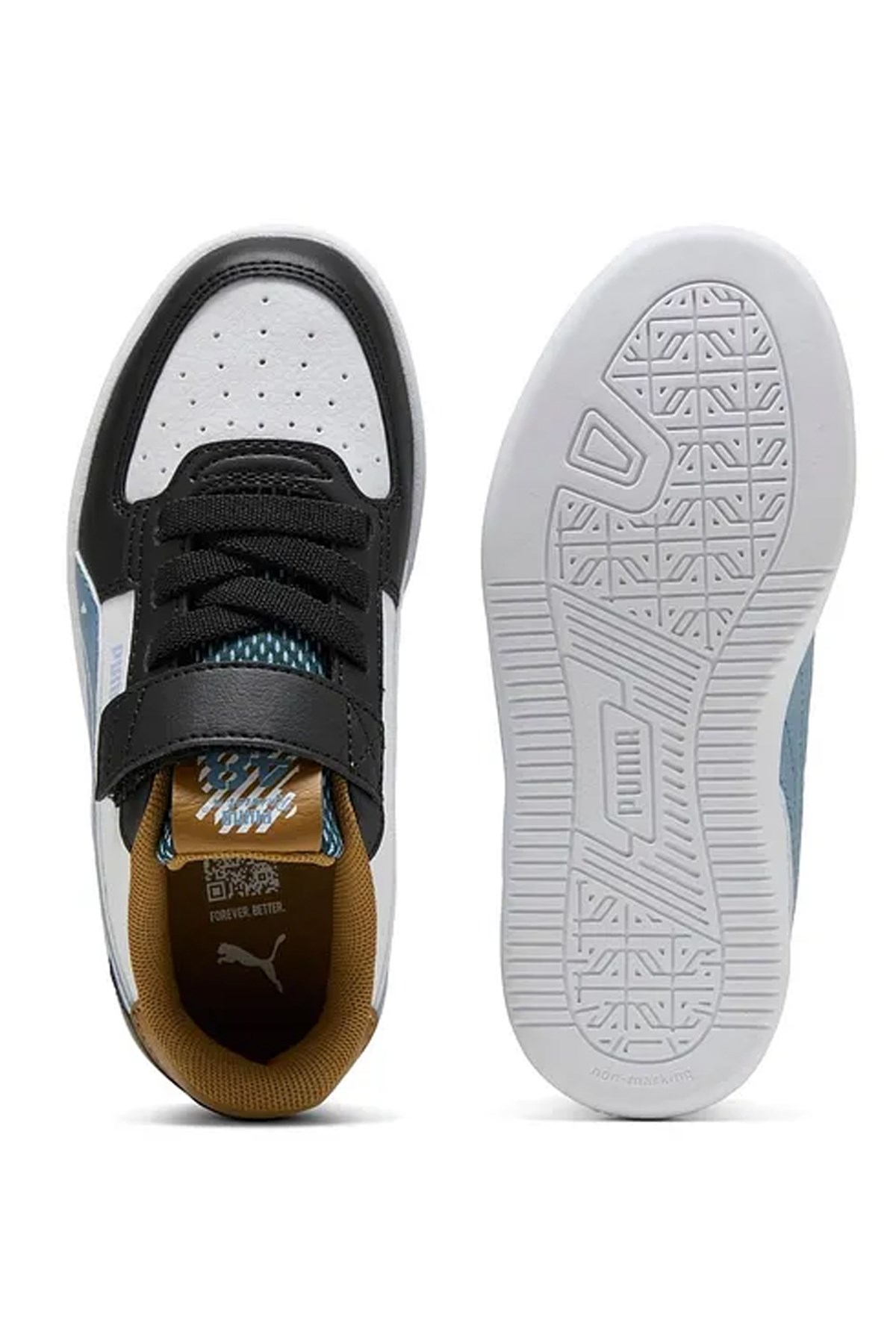 Puma Caven 2.0 Run Fun Ac Çocuk Spor Ayakkabı Siyah