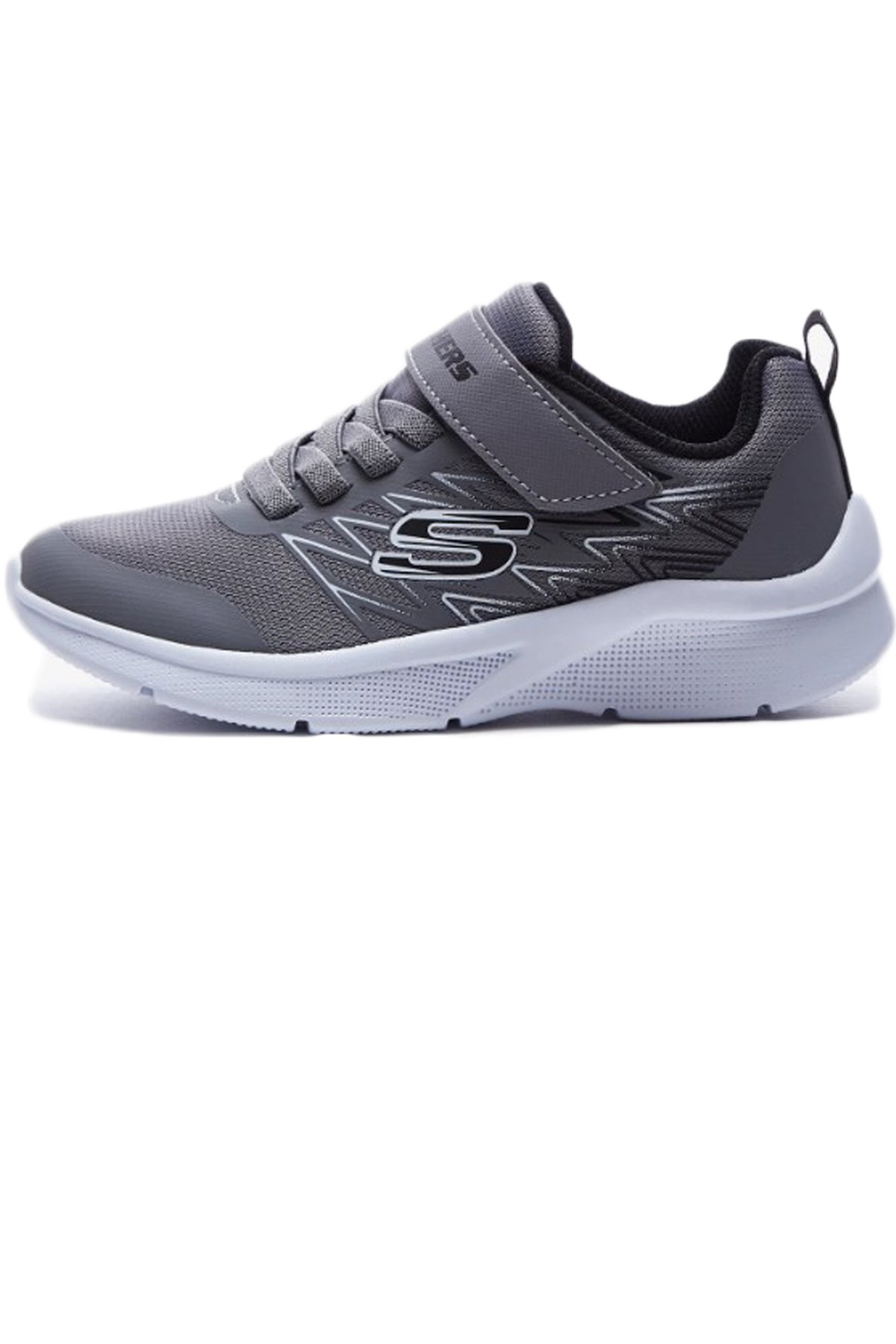 Skechers Microspec-Texlor Çocuk Spor Ayakkabı 403770L GYBK Gri