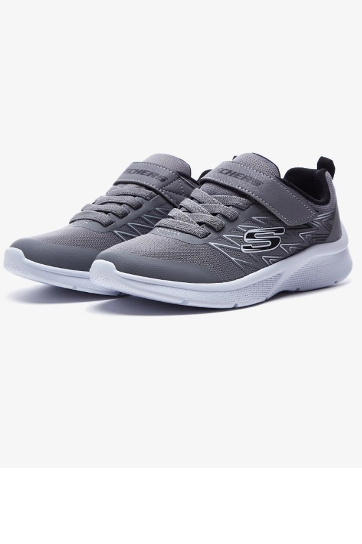 Skechers Microspec-Texlor Çocuk Spor Ayakkabı 403770L GYBK Gri