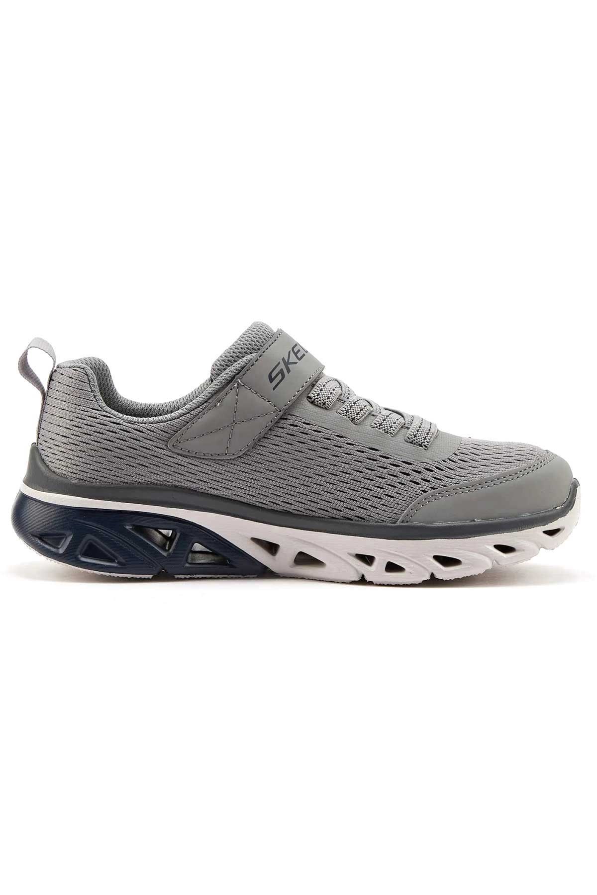 Skechers Glide-Step Sport Çocuk Spor Ayakkabı 403801L GYNV Gri