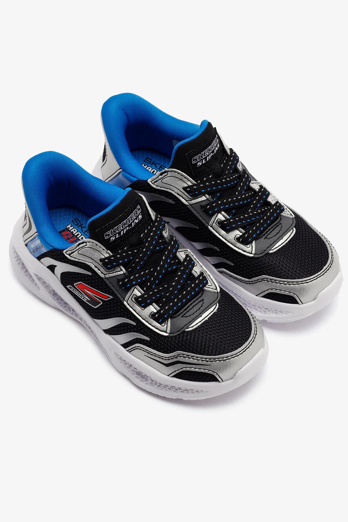 Skechers Meteor Işıklı Çocuk Spor Ayakkabı Gri