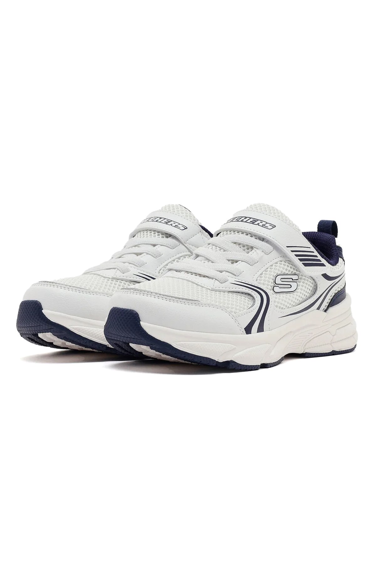 Skechers Retro-Graph Çocuk Spor Ayakkabı 403857L WNVY Beyaz
