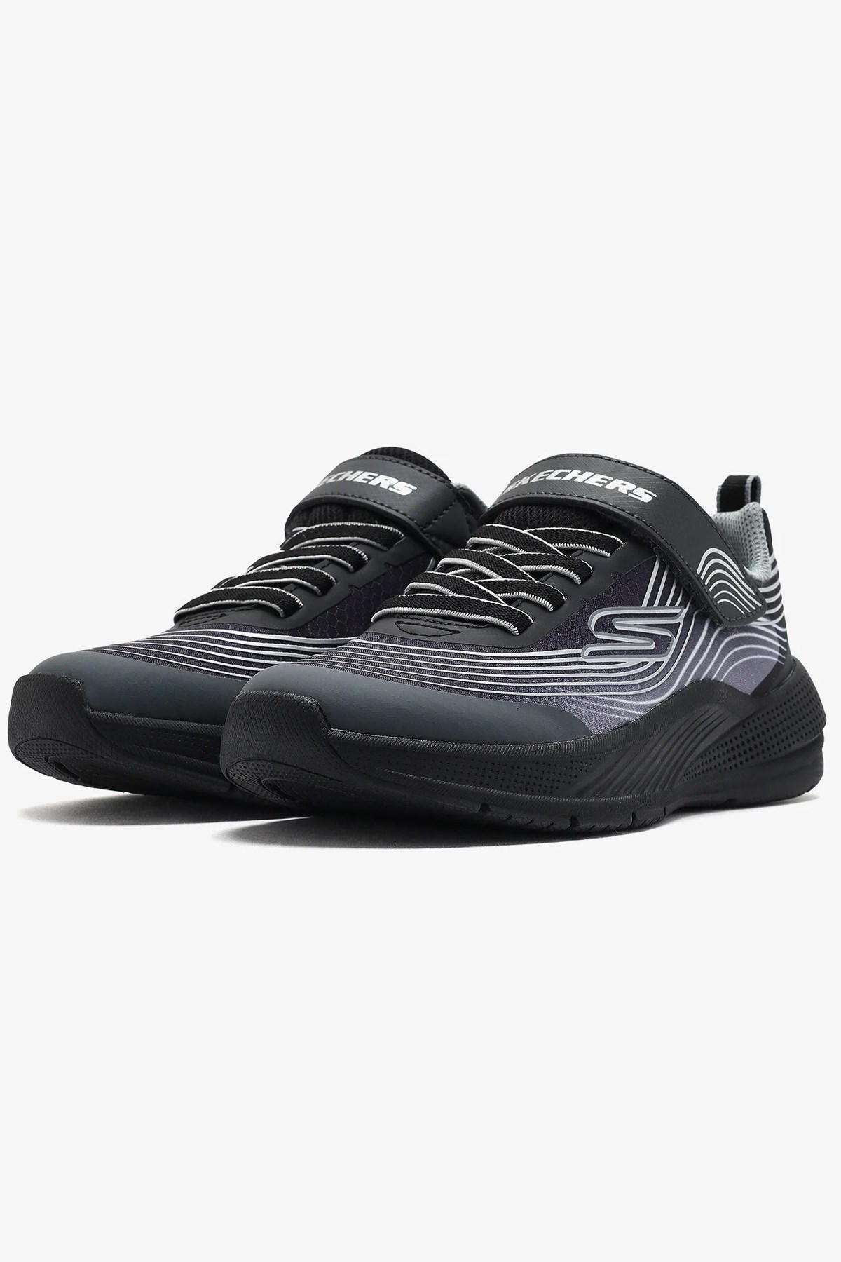 Skechers Microspec Advance Çocuk Spor Ayakkabı 403926L Siyah