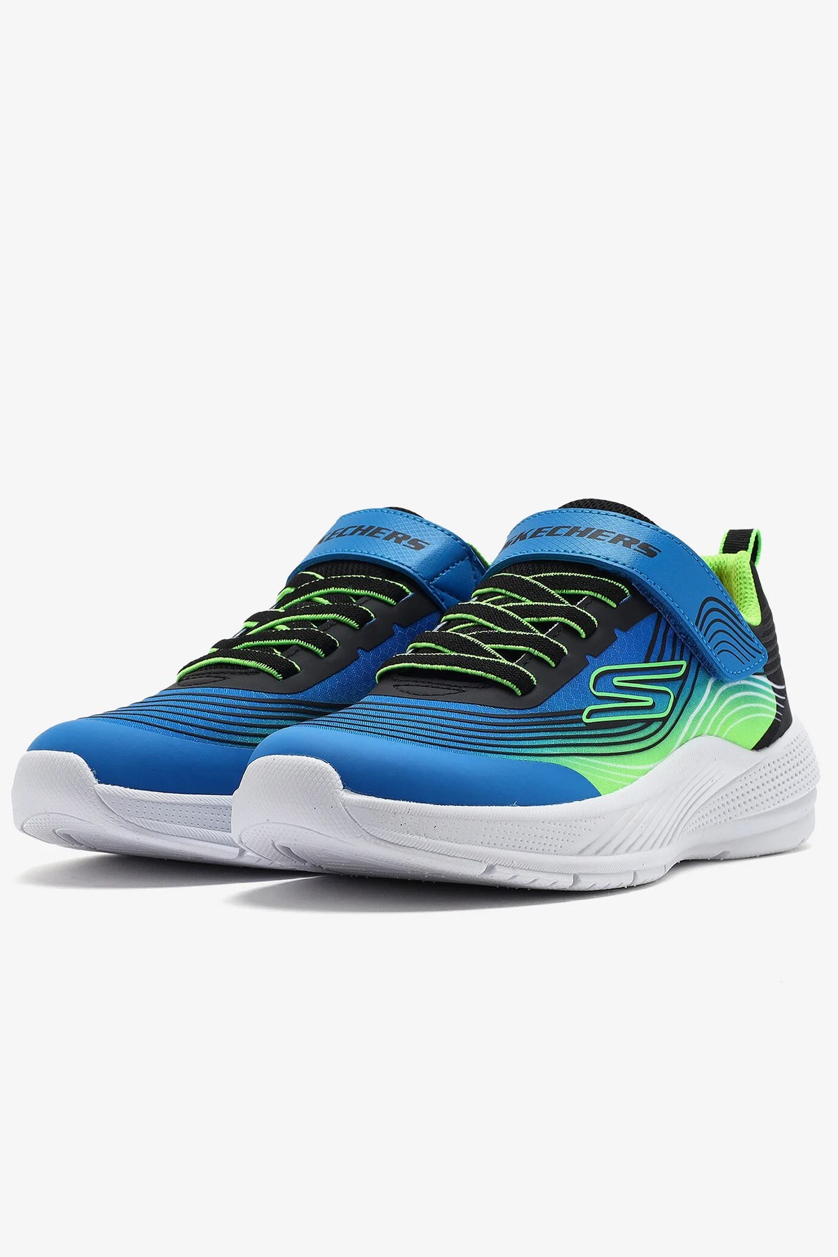 Skechers Microspec Advance Çocuk Spor Ayakkabı 403926L Mavi