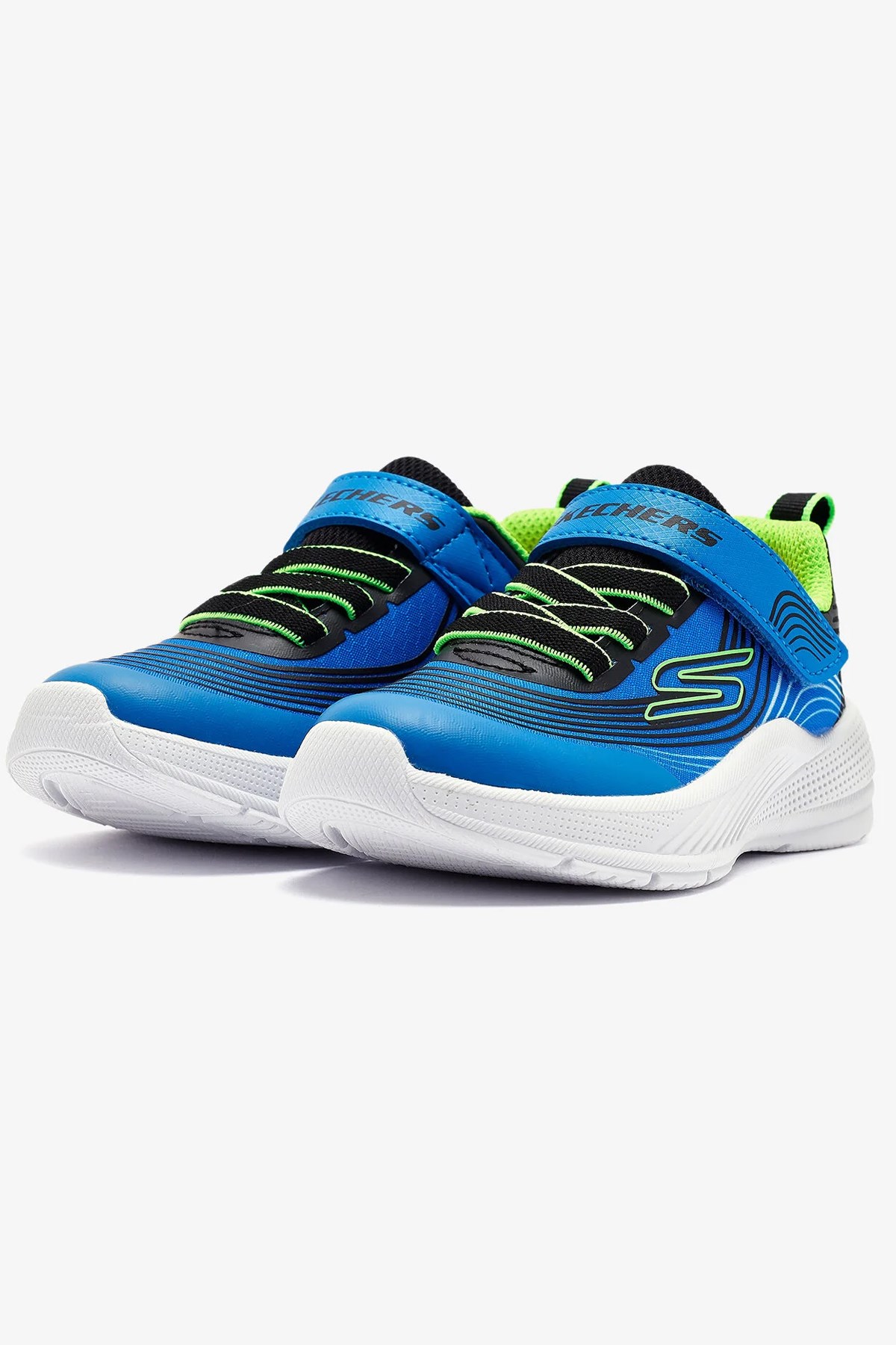 Skechers Microspec Advance Çocuk Spor Ayakkabı 403926N Mavi