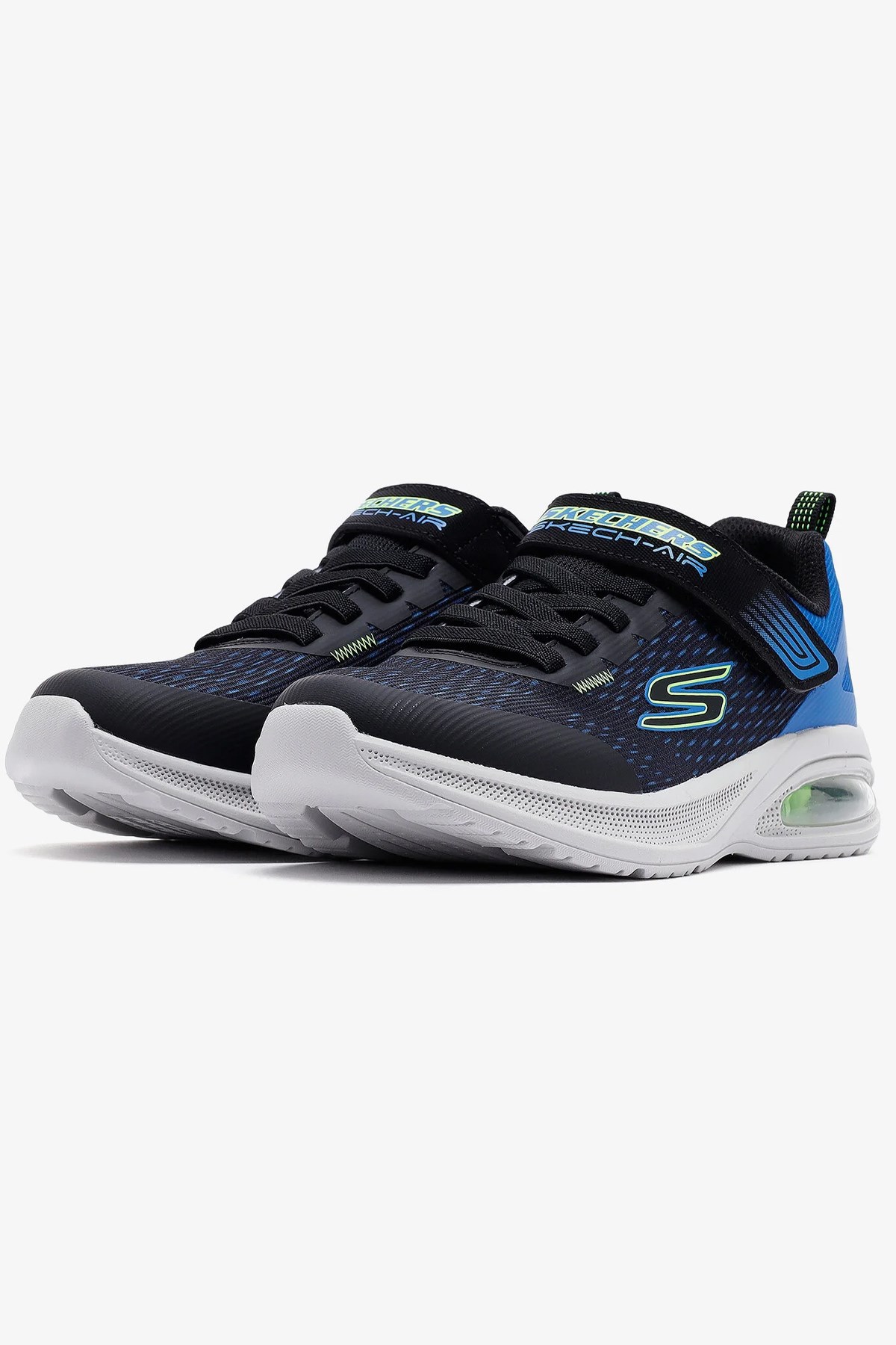 Skechers Microspec Max Advance Çocuk Spor Ayakkabı Siyah