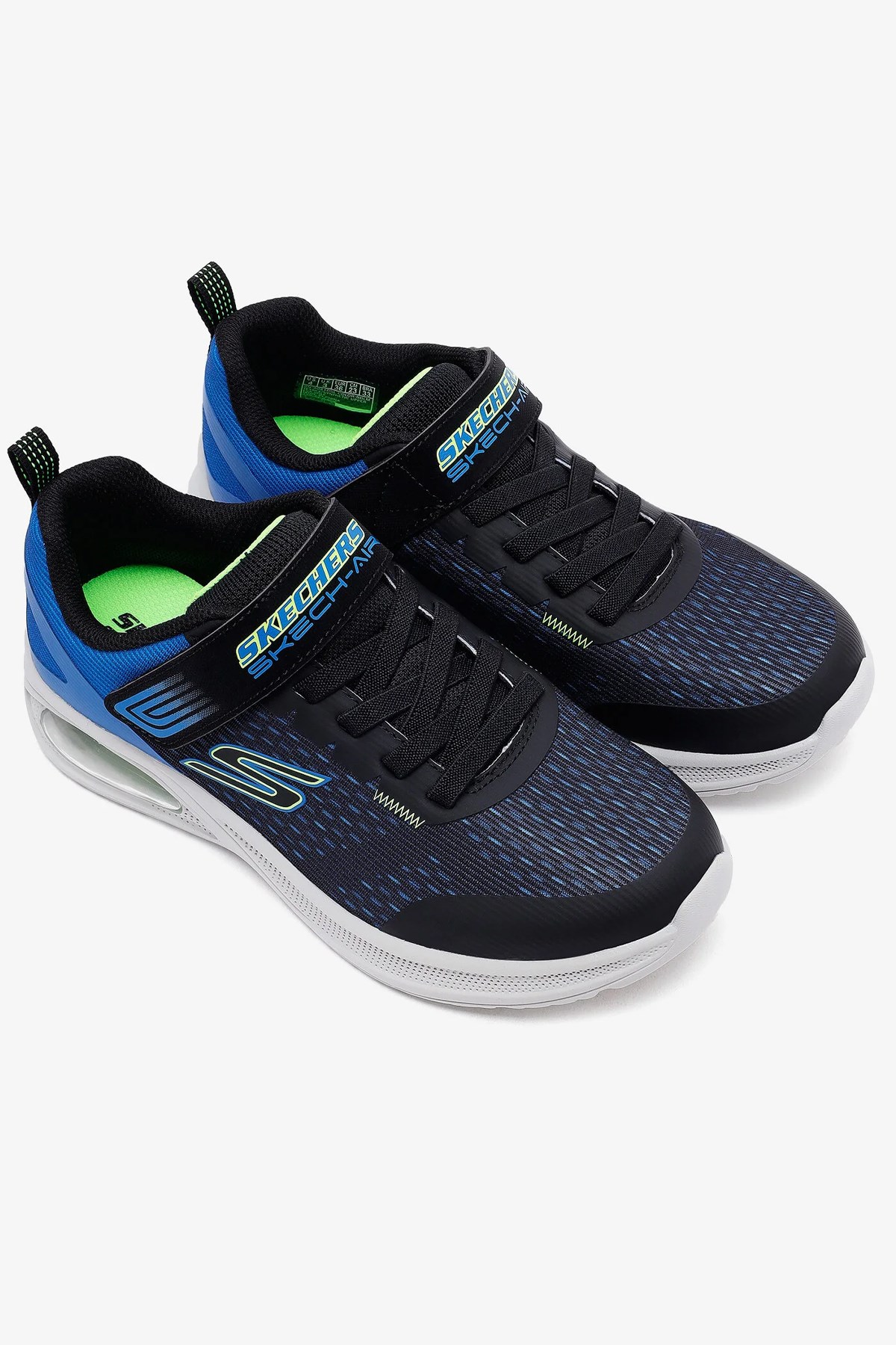 Skechers Microspec Max Advance Çocuk Spor Ayakkabı Siyah