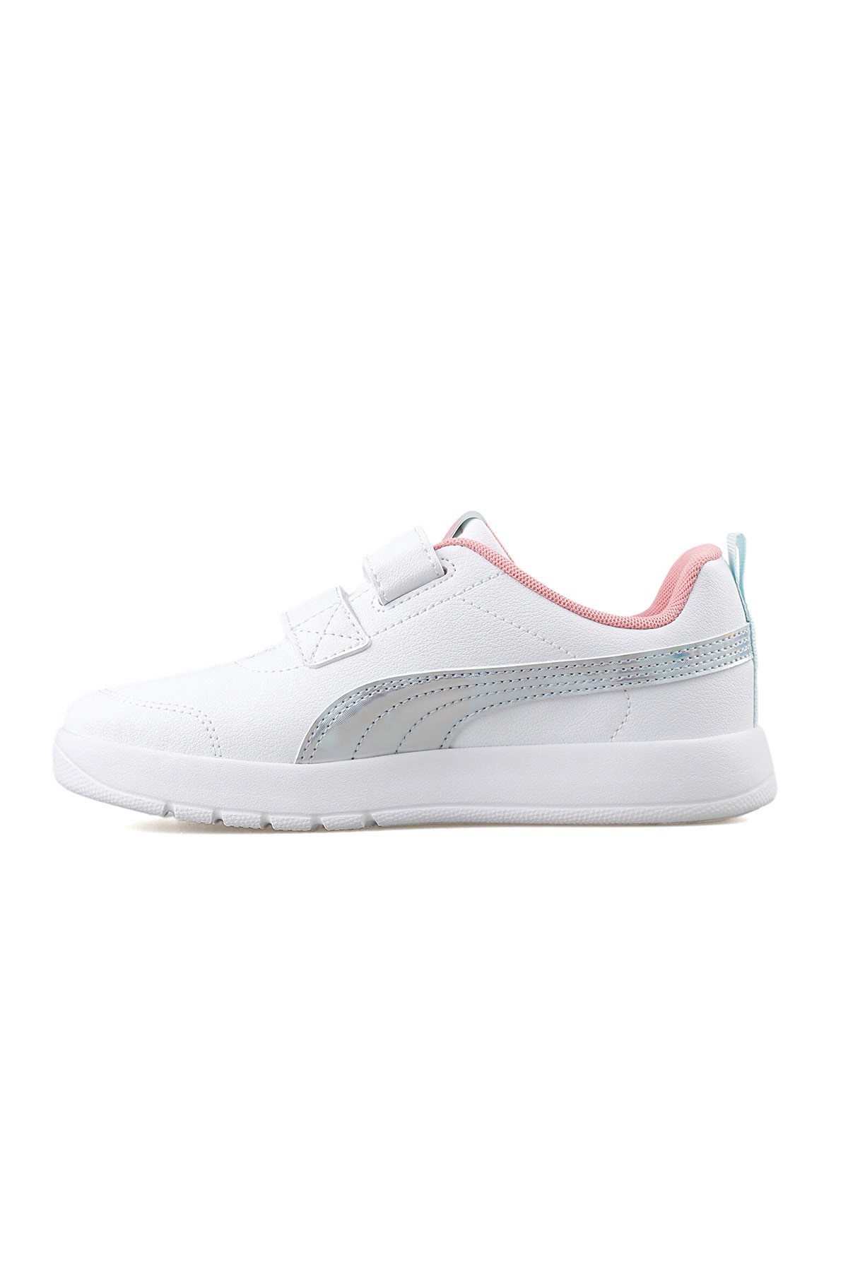 Puma Courtflexv3 Space Belle V Ps Çocuk Spor Ayakkabı 40434501 Beyaz