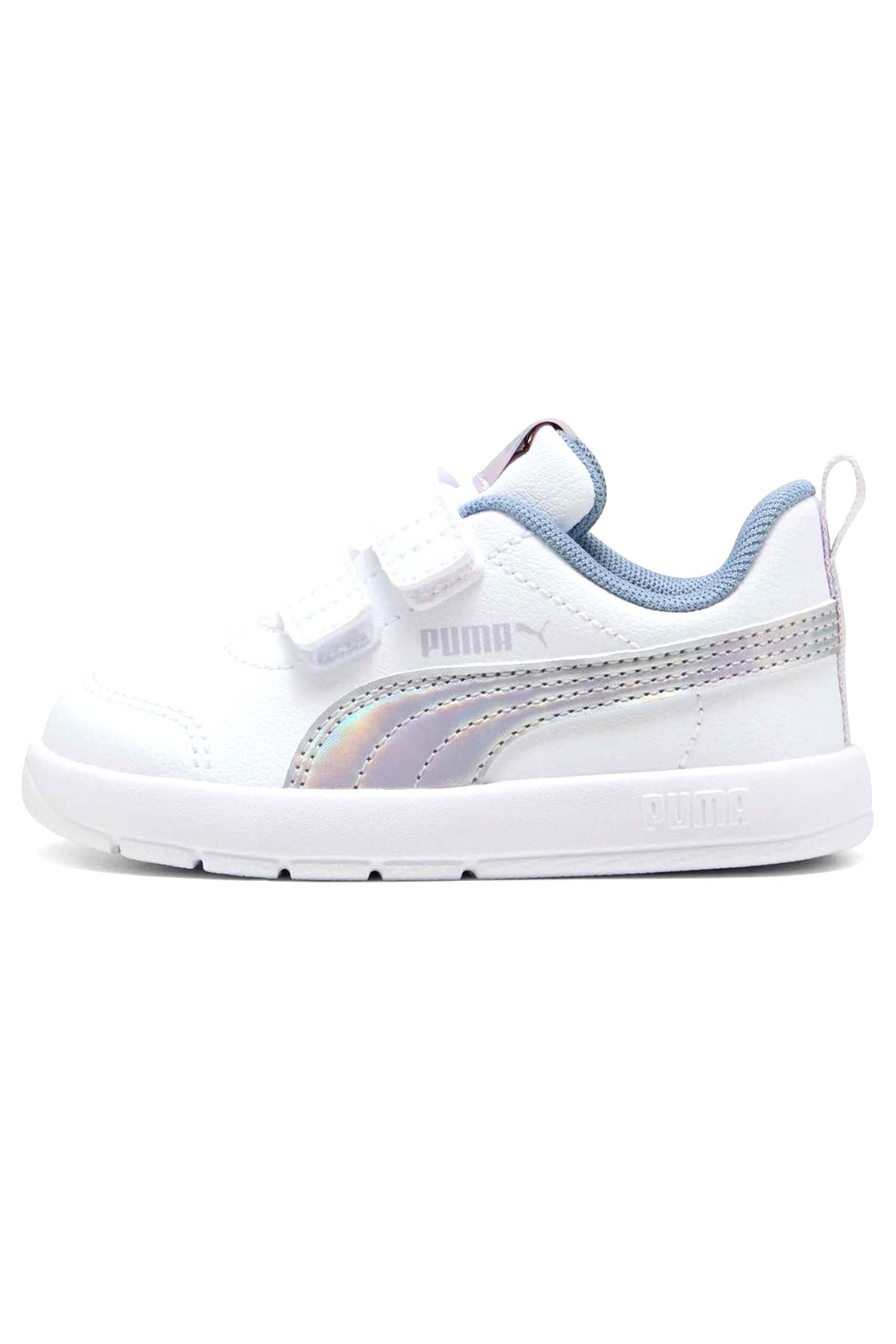 Puma Courtflex V3 Çocuk Spor Ayakkabı 40434602 Beyaz