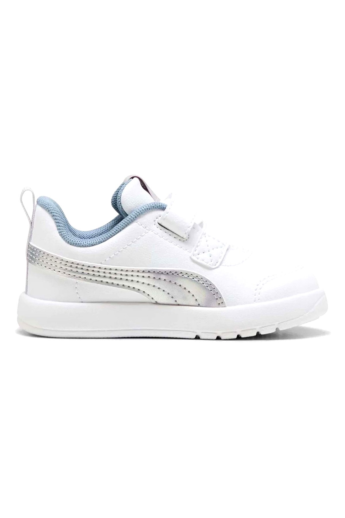 Puma Courtflex V3 Çocuk Spor Ayakkabı 40434602 Beyaz