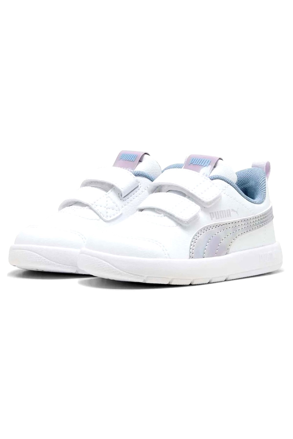 Puma Courtflex V3 Çocuk Spor Ayakkabı 40434602 Beyaz