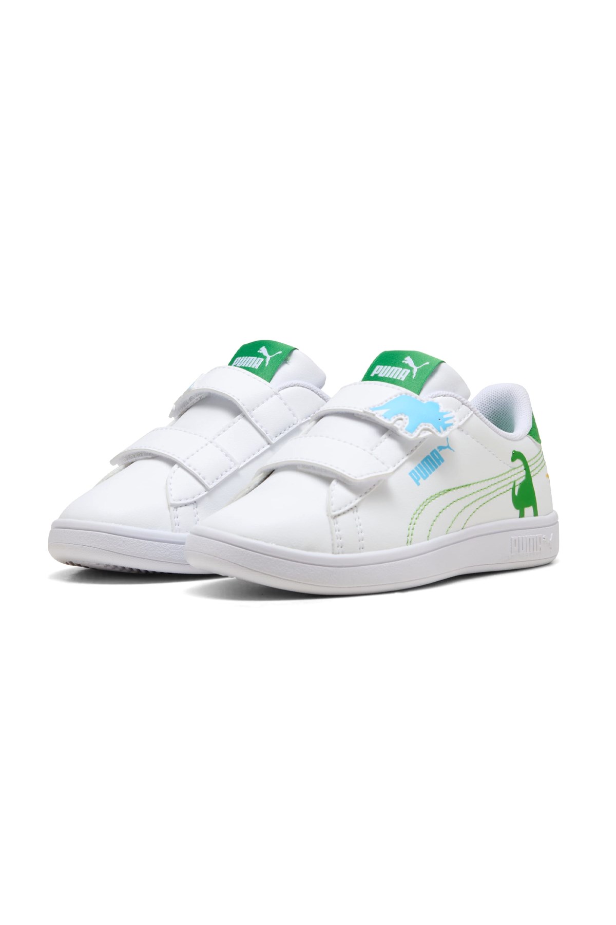 Puma Smash 3.0 Dino Çocuk Spor Ayakkabı 40563601 Beyaz