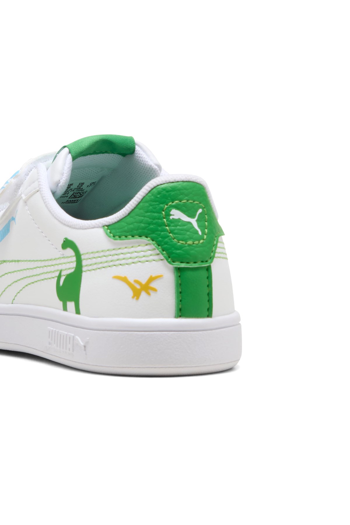 Puma Smash 3.0 Dino Çocuk Spor Ayakkabı 40563601 Beyaz