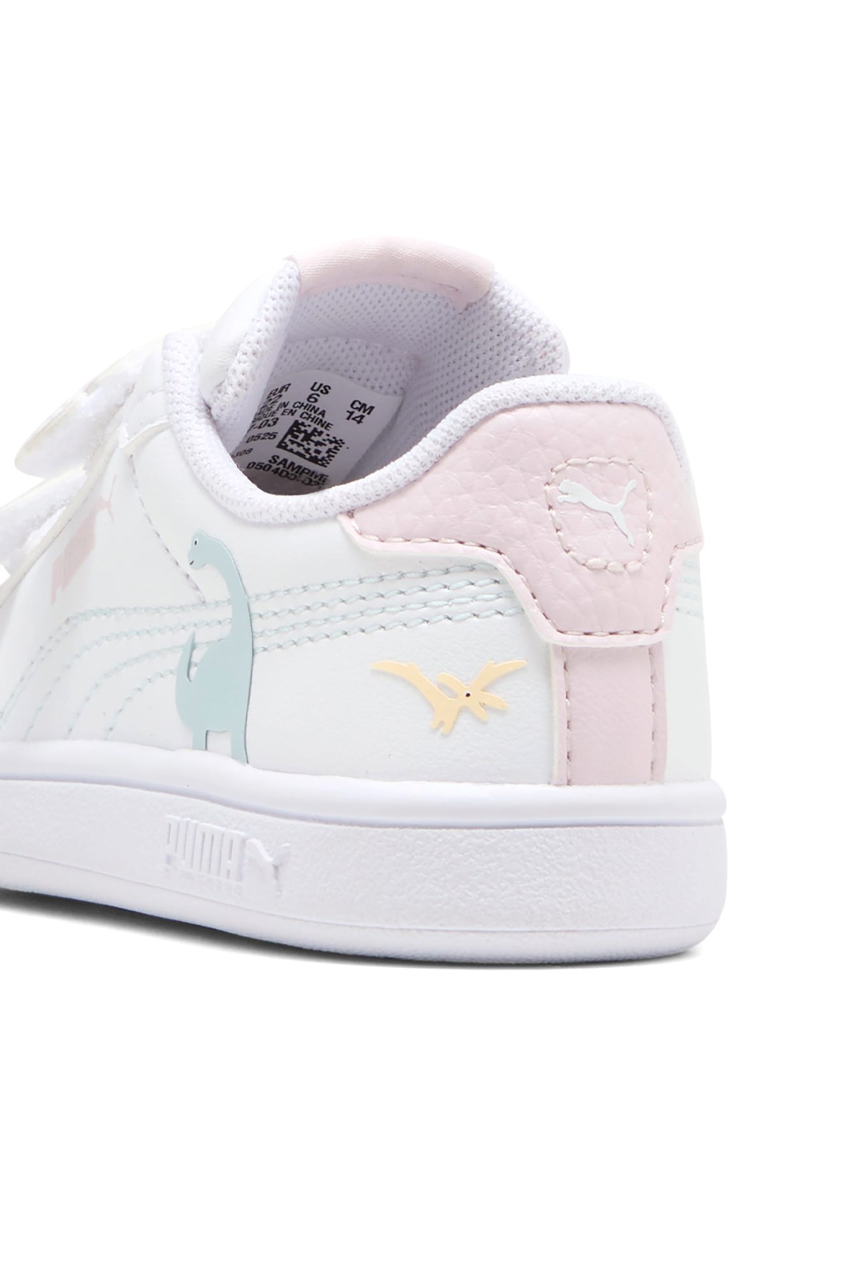 Puma Smash 3.0 Dino Çocuk Spor Ayakkabı 40563703 Beyaz