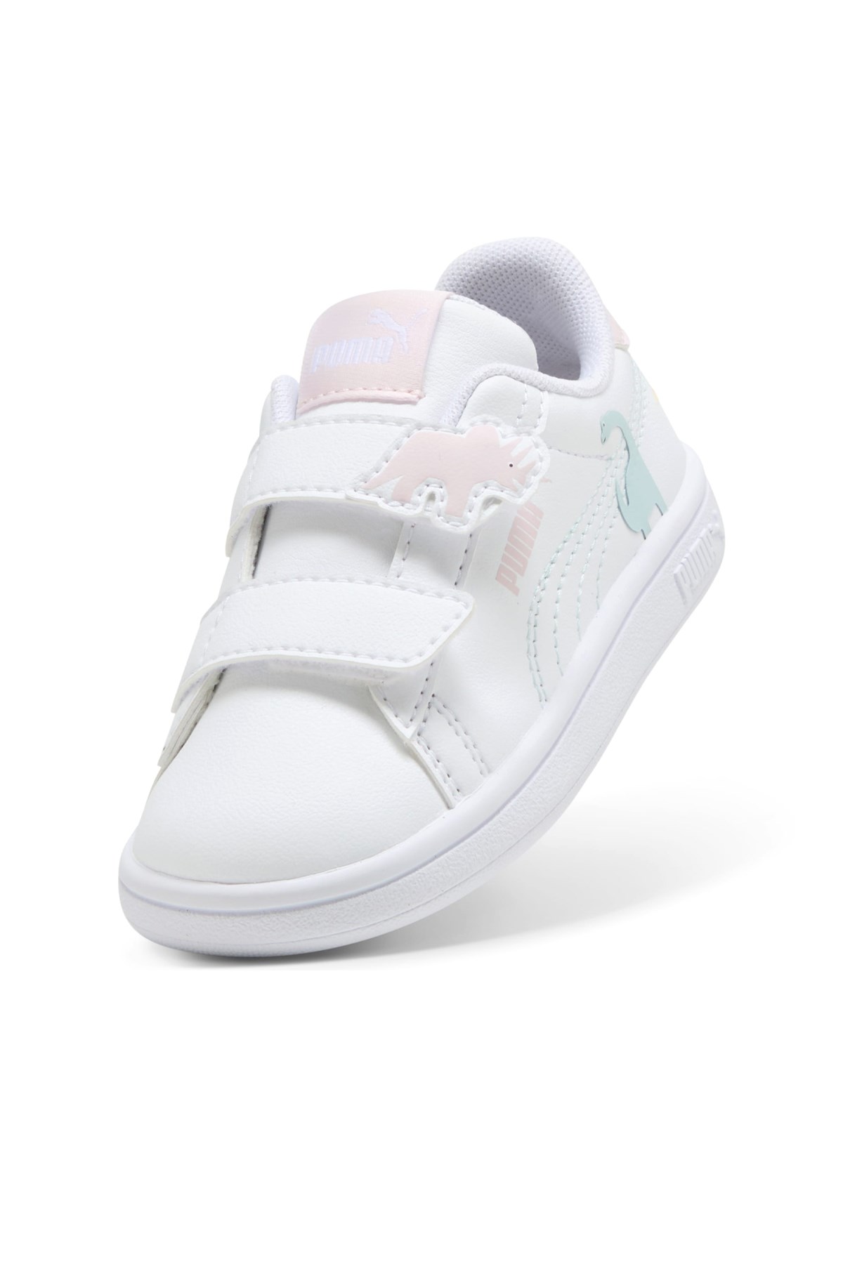 Puma Smash 3.0 Dino Çocuk Spor Ayakkabı 40563703 Beyaz