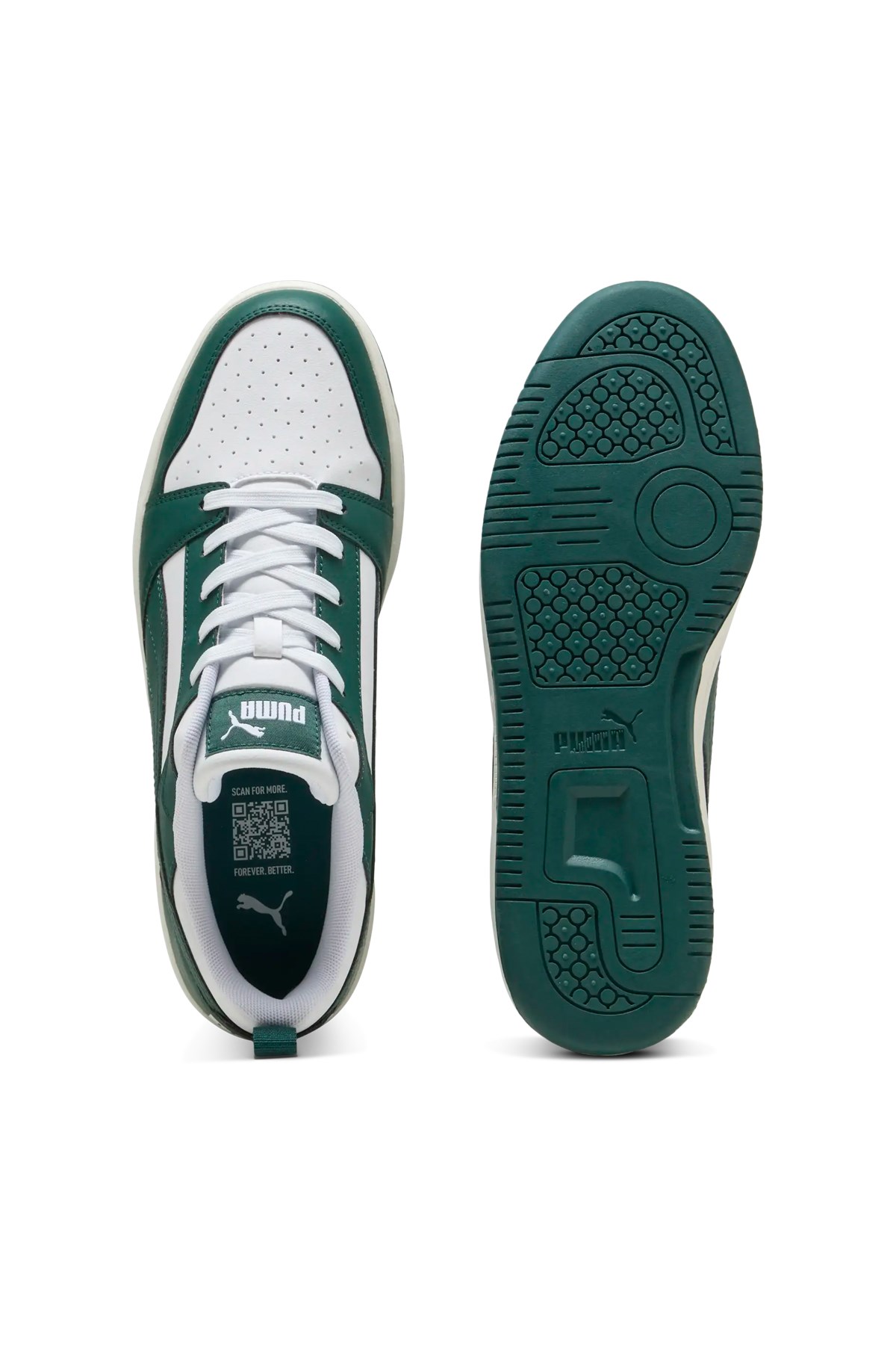 Puma Rebound v6 Low Unisex Spor Ayakkabı 40638843 Beyaz