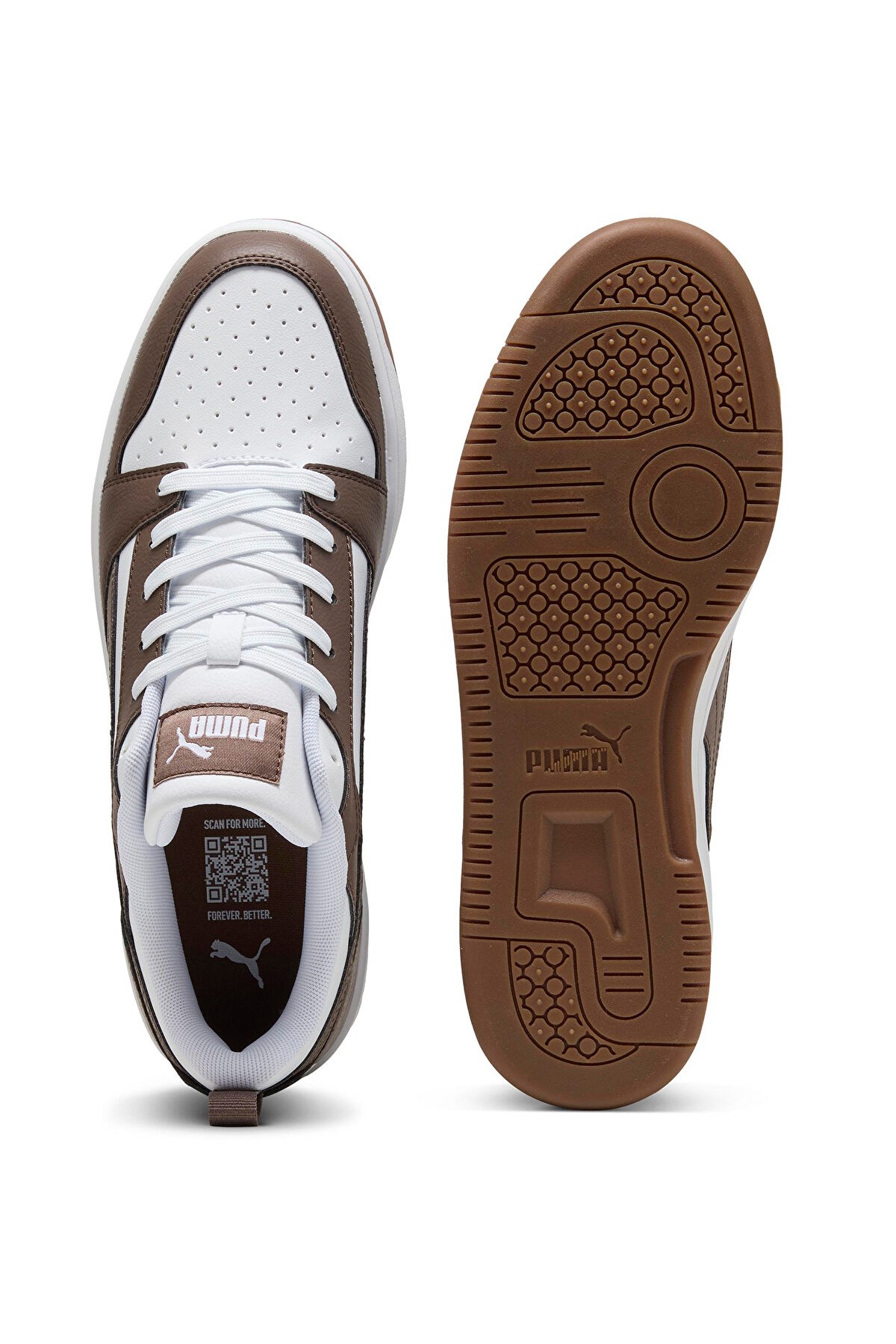 Puma Rebound v6 Low Unisex Spor Ayakkabı 40638859 Beyaz