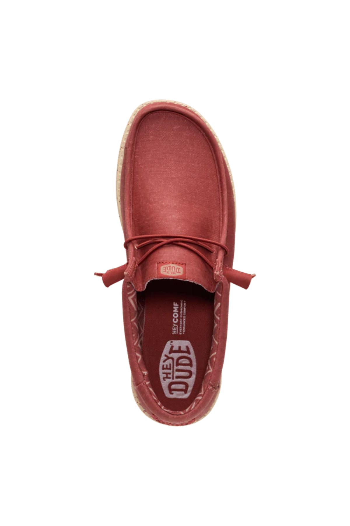 Hey Dude Wally Stretch Canvas Erkek Ayakkabı 40700-7BH Kırmızı