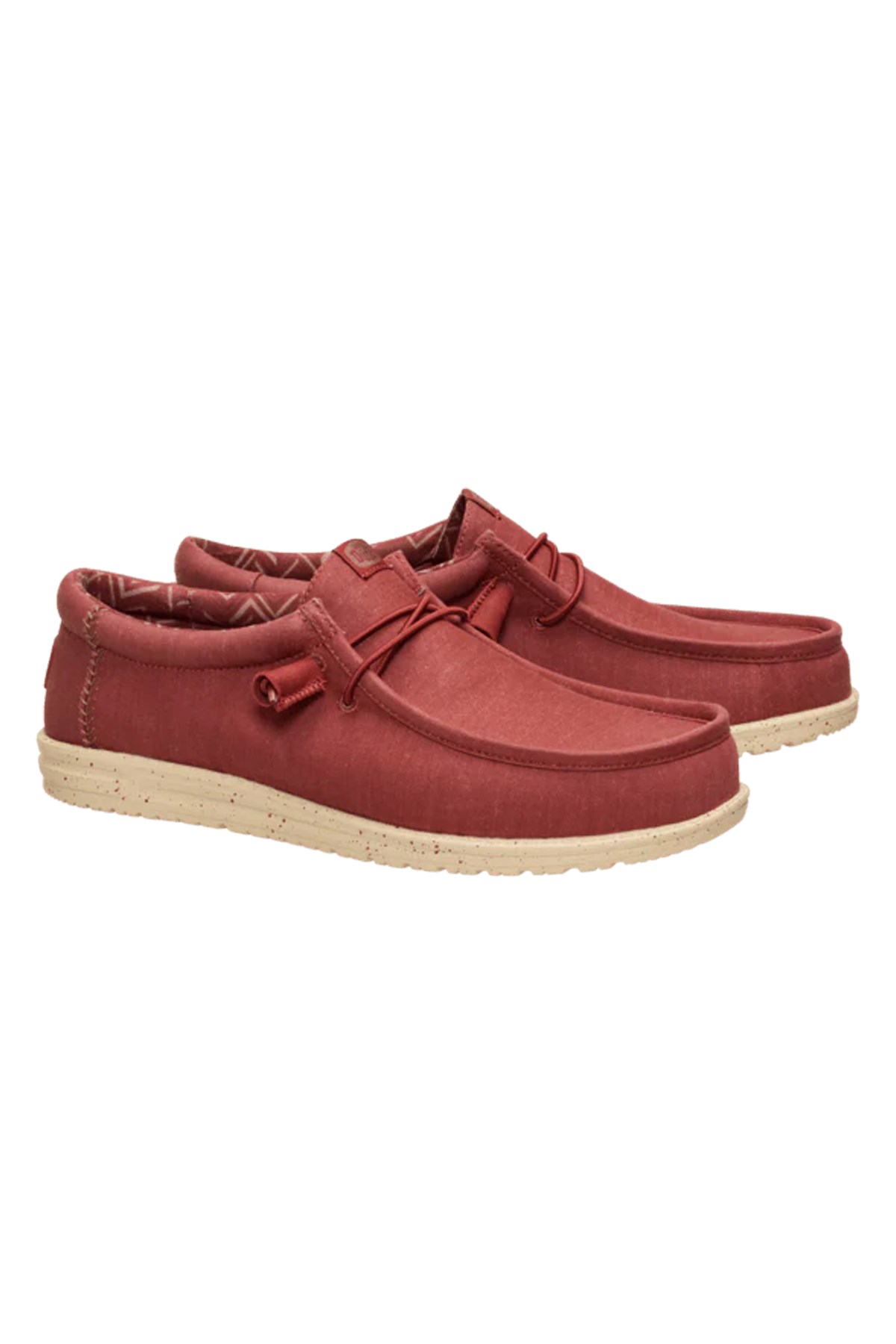 Hey Dude Wally Stretch Canvas Erkek Ayakkabı 40700-7BH Kırmızı