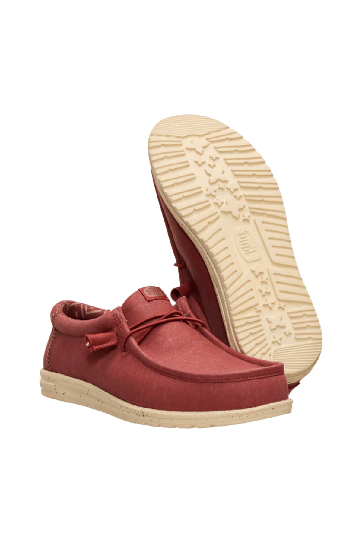 Hey Dude Wally Stretch Canvas Erkek Ayakkabı 40700-7BH Kırmızı
