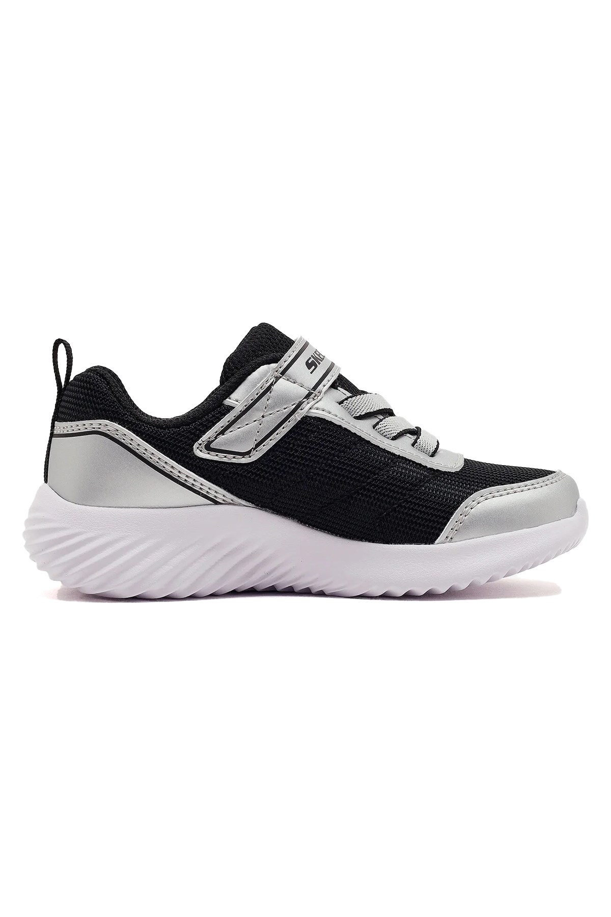 Skechers Bounder Çocuk Spor Ayakkabı 407609N SLBK Gümüş