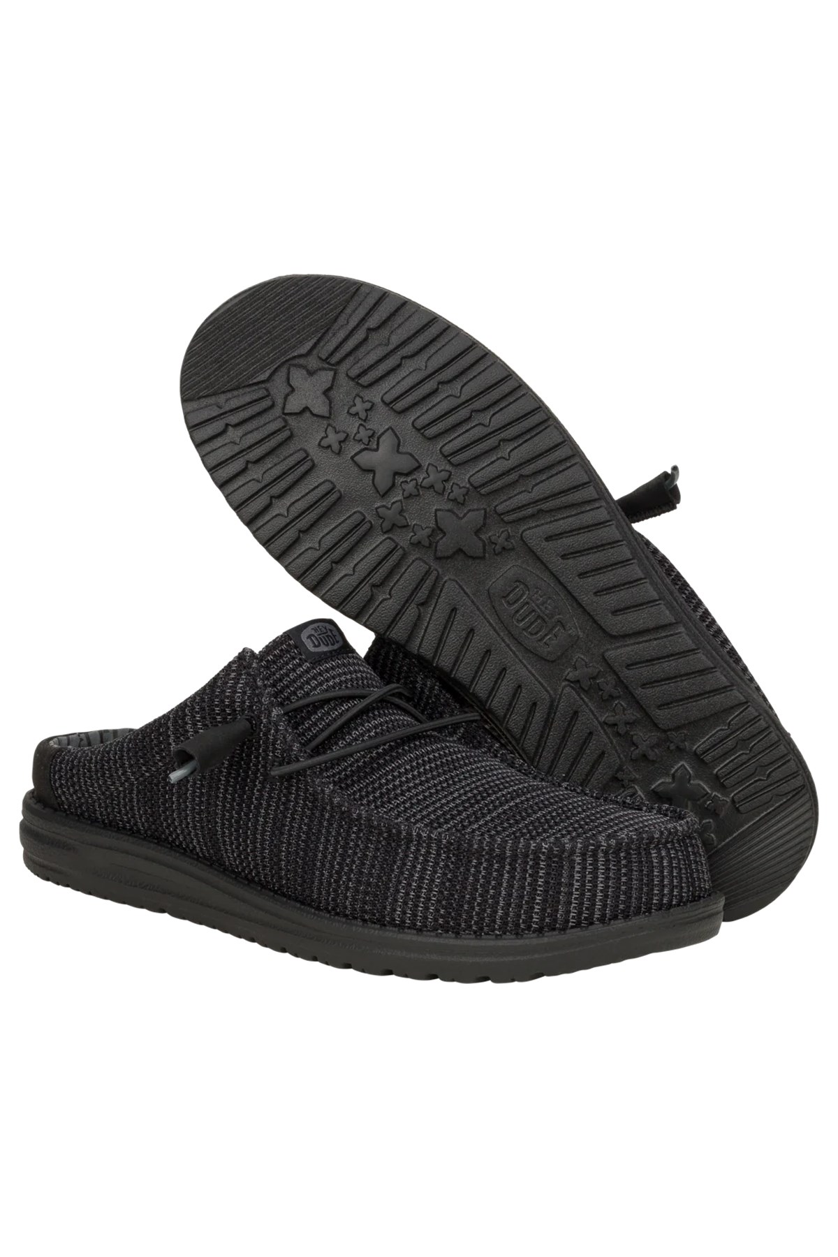 Hey Dude Wally Slip Stretch Sox Erkek Ayakkabı Siyah