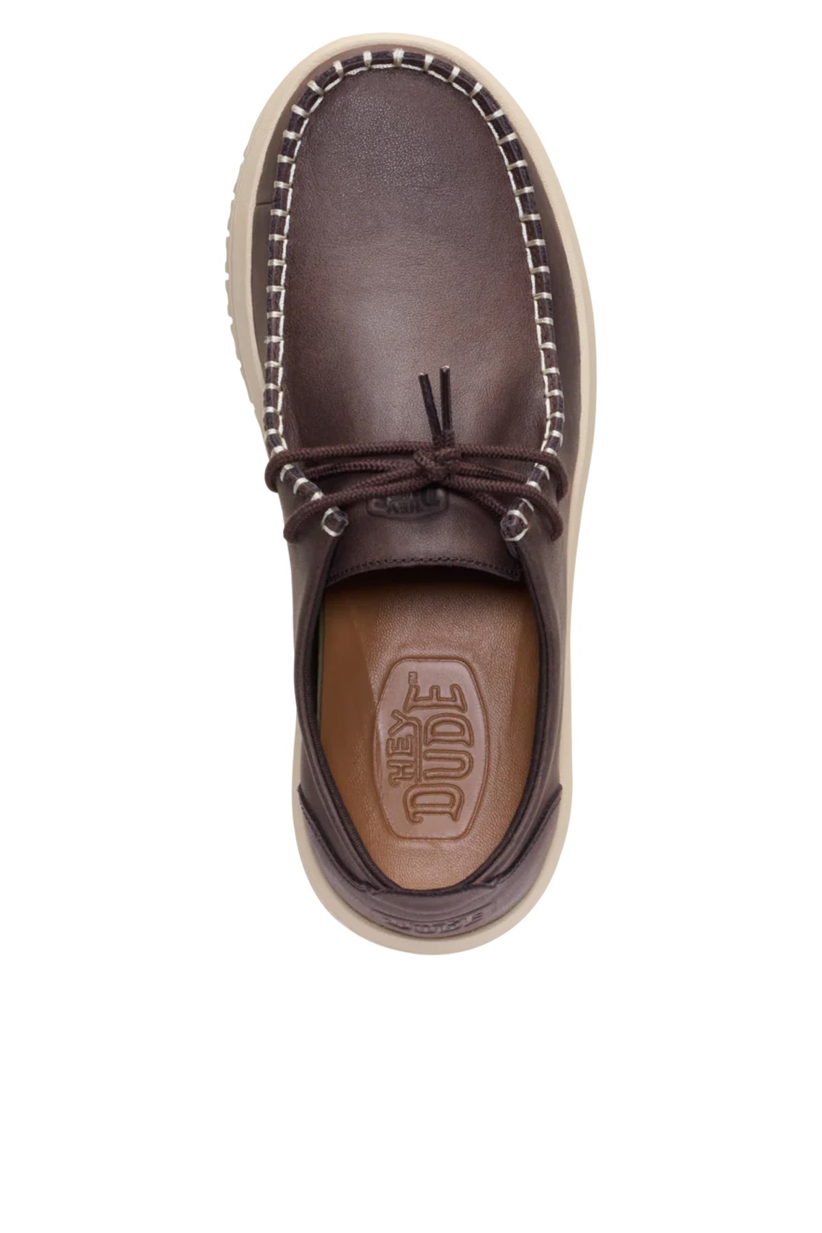 Hey Dude Wally NXT Moc Leather Erkek Ayakkabı 44352-2IX Kahverengi