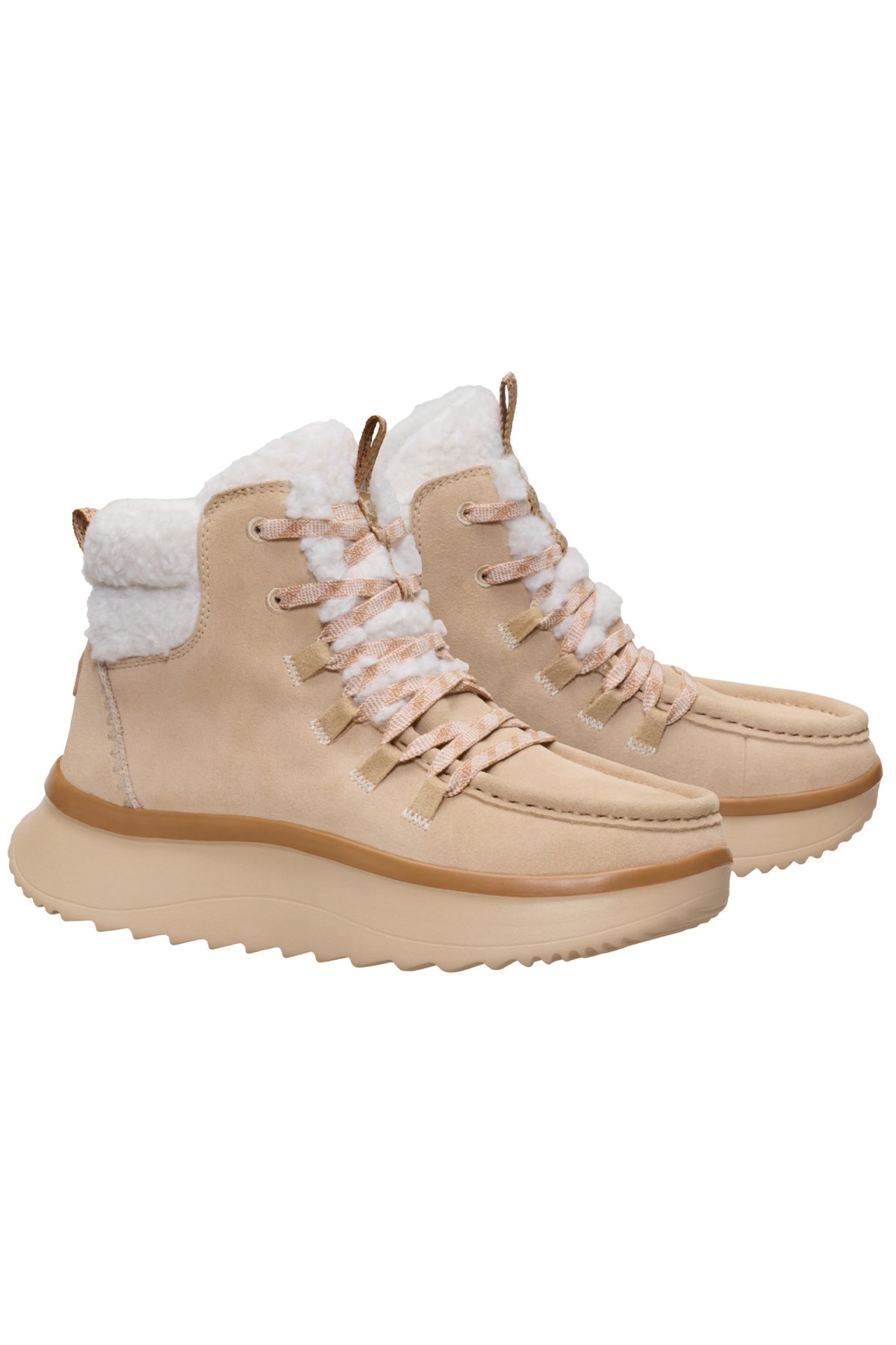 Hey Dude Wendy Peak Apres Suede Kadın Bot 44367-265 Bej