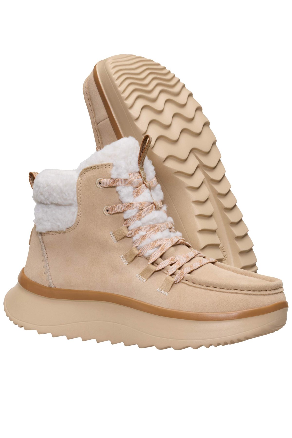 Hey Dude Wendy Peak Apres Suede Kadın Bot 44367-265 Bej